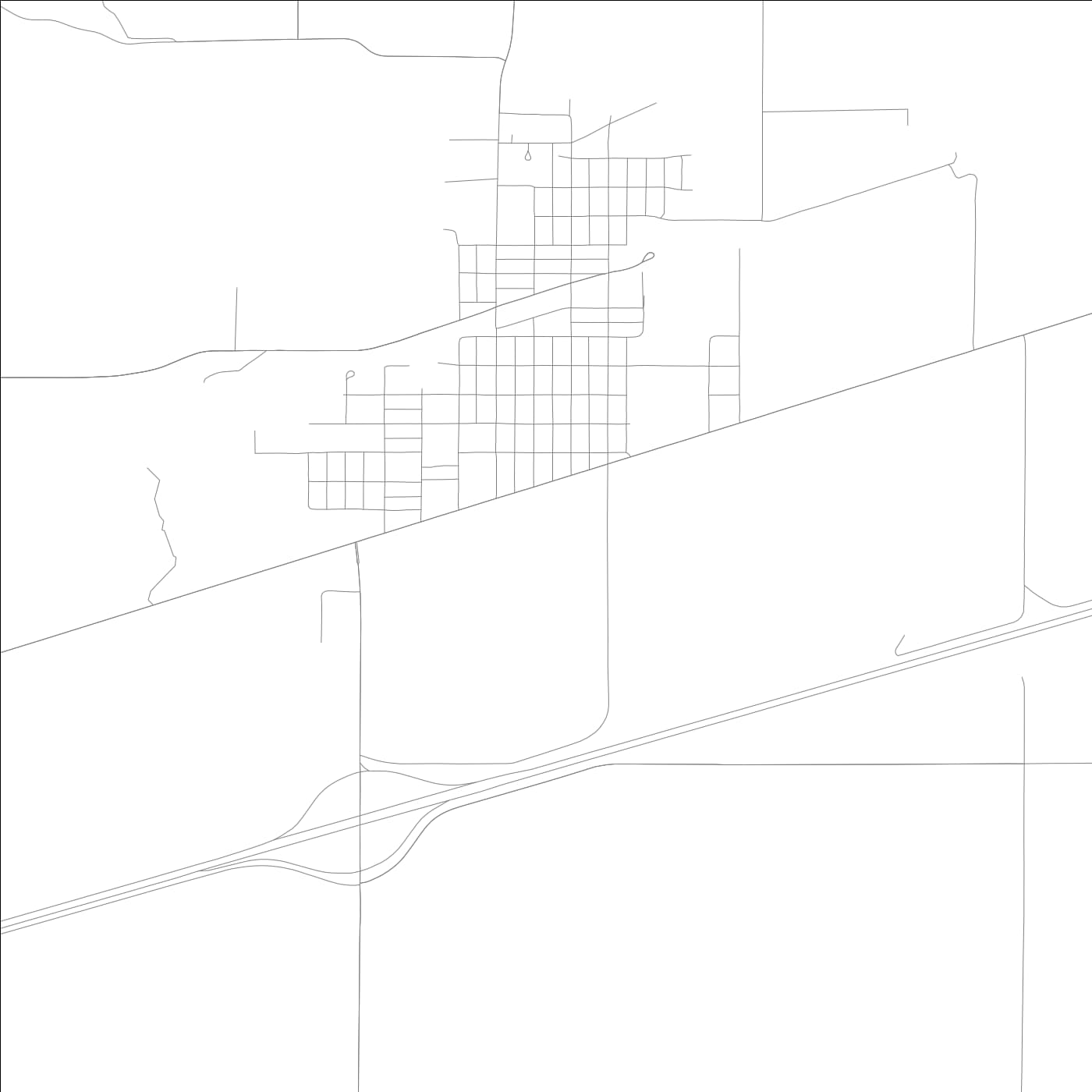ROAD MAP OF ST ELMO, ILLINOIS BY MAPBAKES