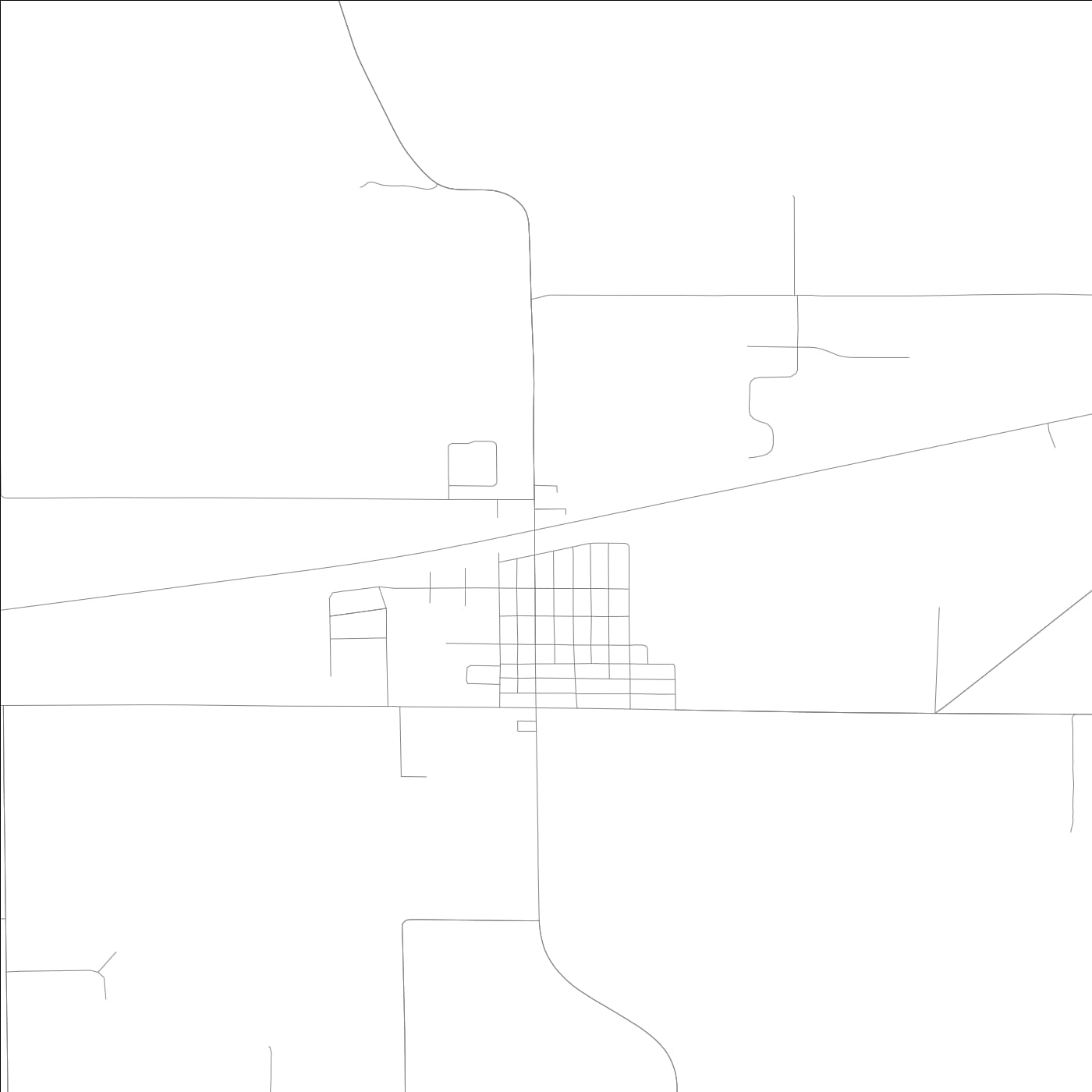 ROAD MAP OF ST JACOB, ILLINOIS BY MAPBAKES