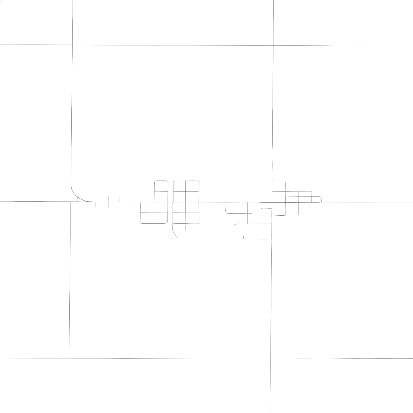 ROAD MAP OF ST PETER, ILLINOIS BY MAPBAKES