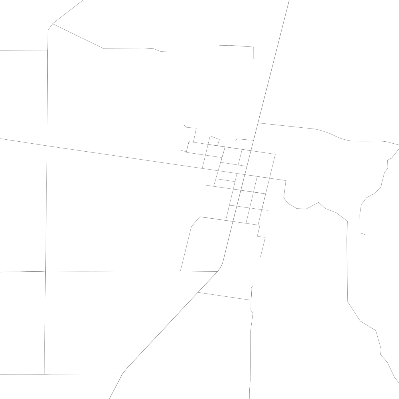 ROAD MAP OF STE MARIE, ILLINOIS BY MAPBAKES