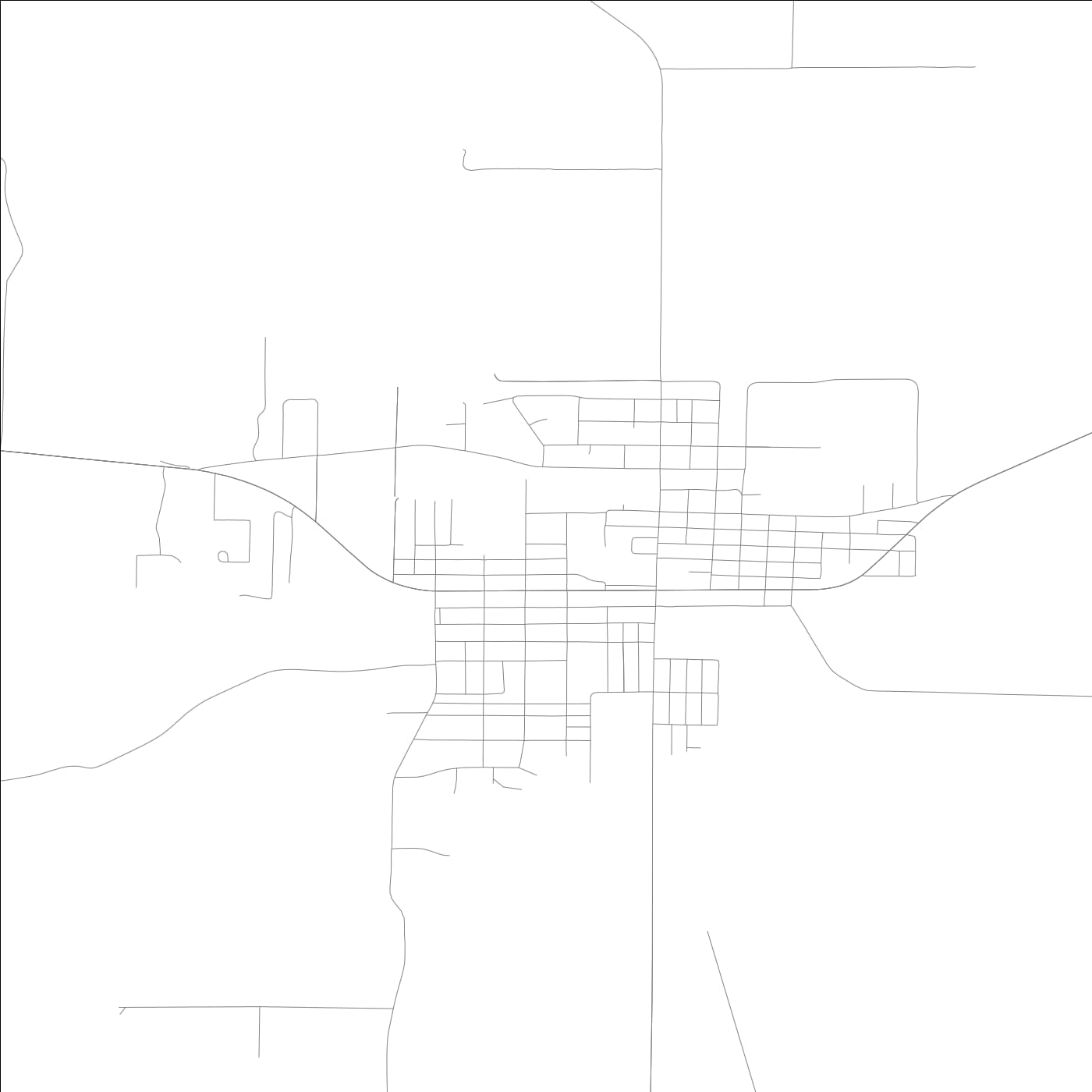 ROAD MAP OF STEELEVILLE, ILLINOIS BY MAPBAKES