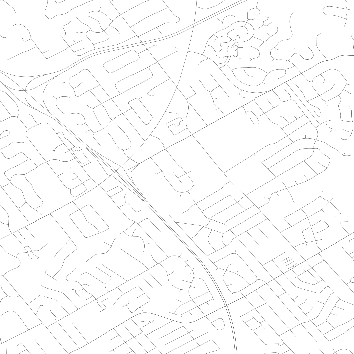 ROAD MAP OF CROSSGATE, KENTUCKY BY MAPBAKES