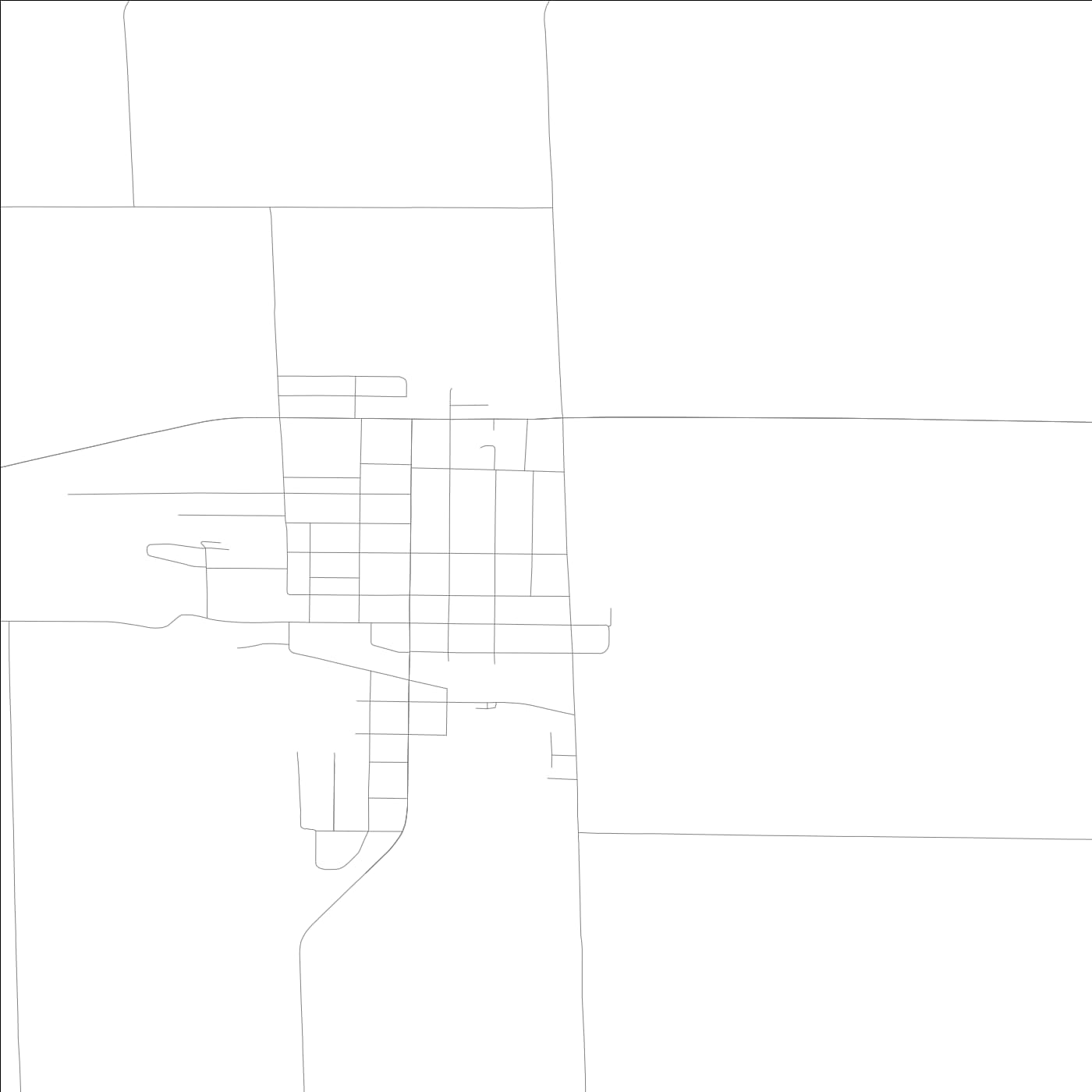 ROAD MAP OF STOCKTON, ILLINOIS BY MAPBAKES