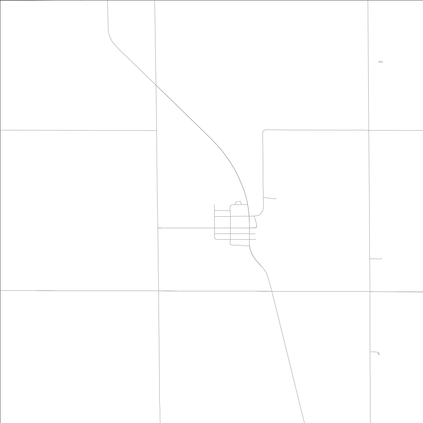 ROAD MAP OF STRAWN, ILLINOIS BY MAPBAKES
