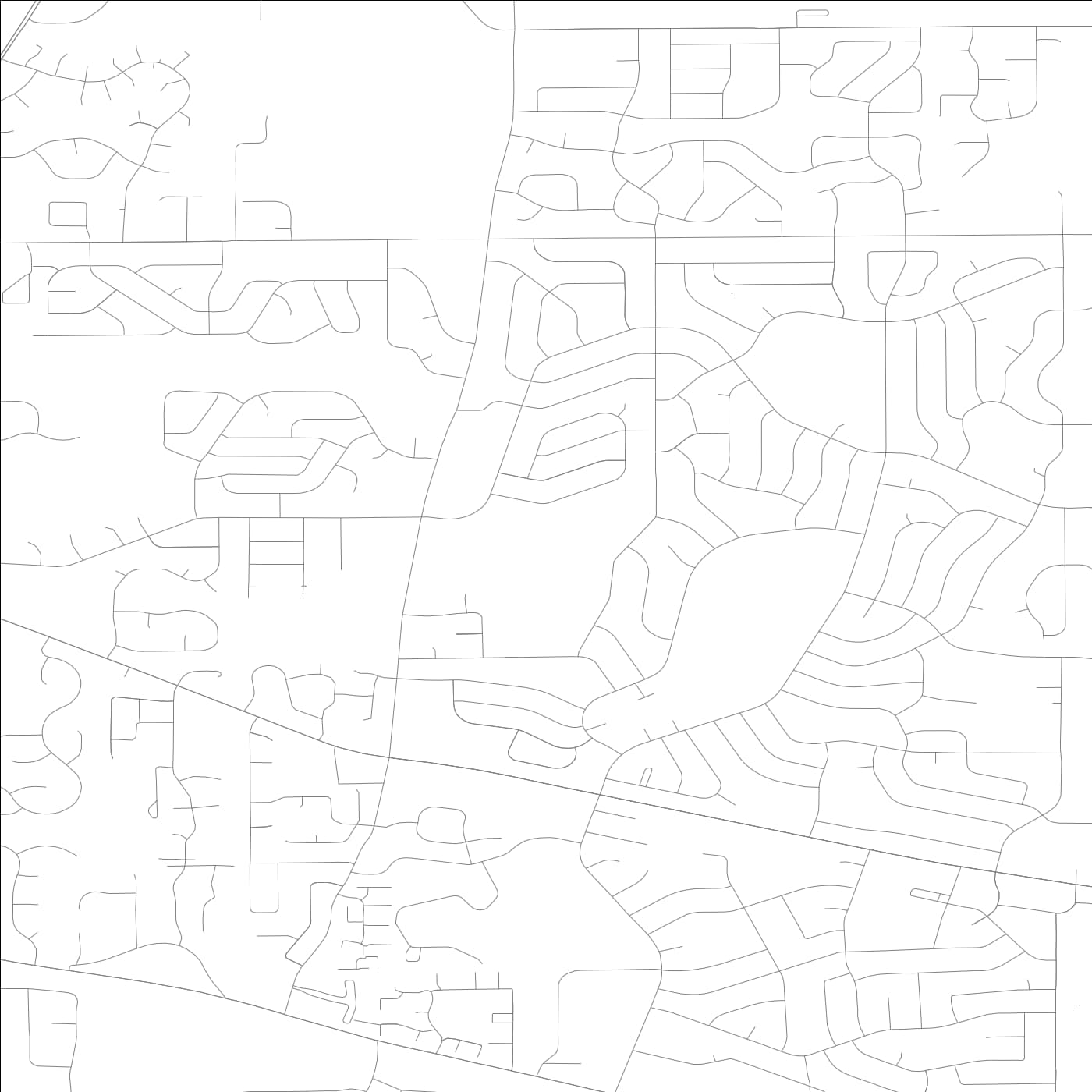 ROAD MAP OF STREAMWOOD, ILLINOIS BY MAPBAKES