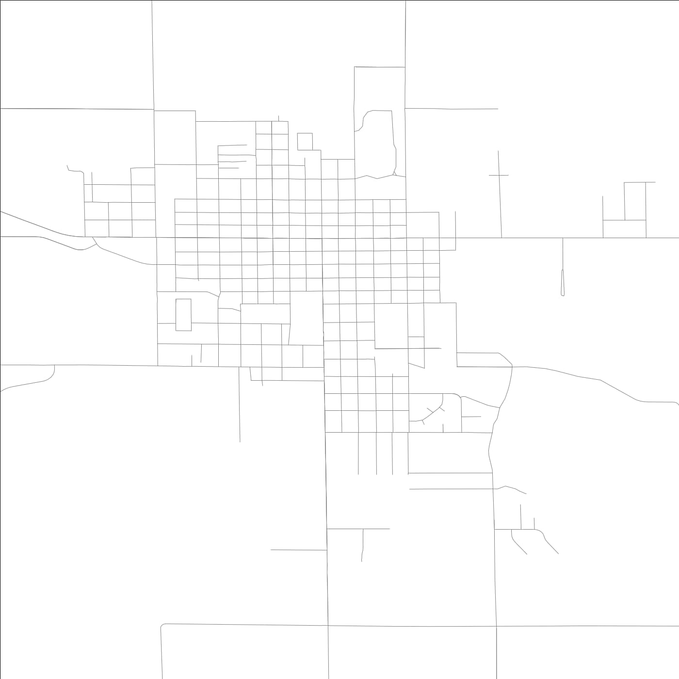 ROAD MAP OF SULLIVAN, ILLINOIS BY MAPBAKES