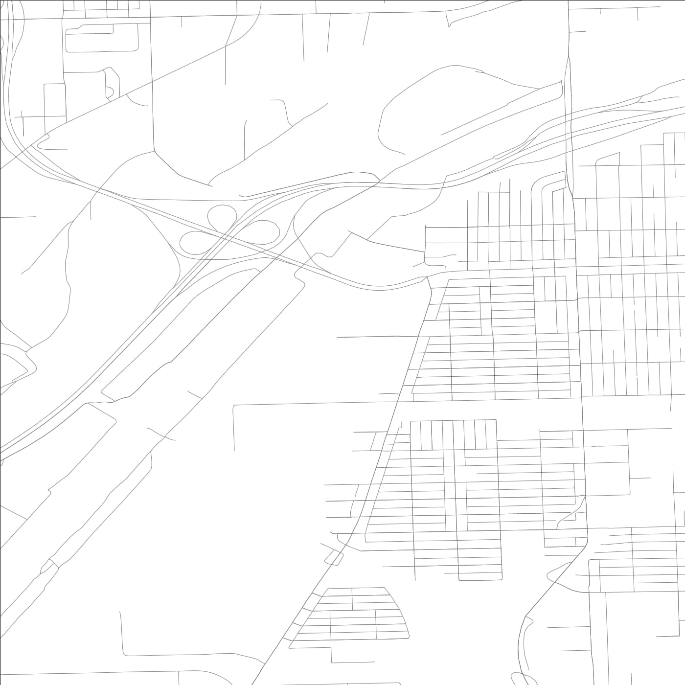 ROAD MAP OF SUMMIT, ILLINOIS BY MAPBAKES