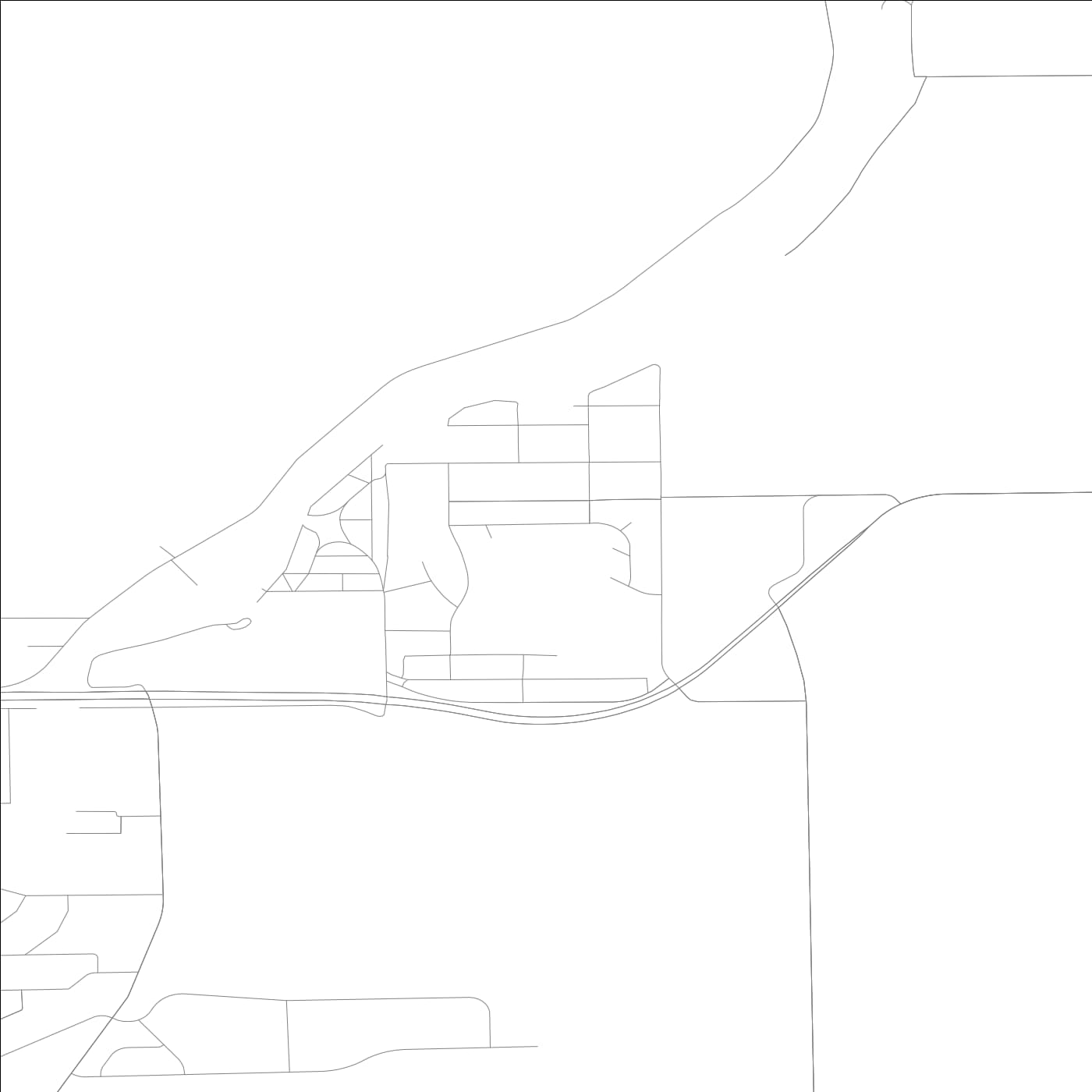 ROAD MAP OF SUN RIVER TERRACE, ILLINOIS BY MAPBAKES