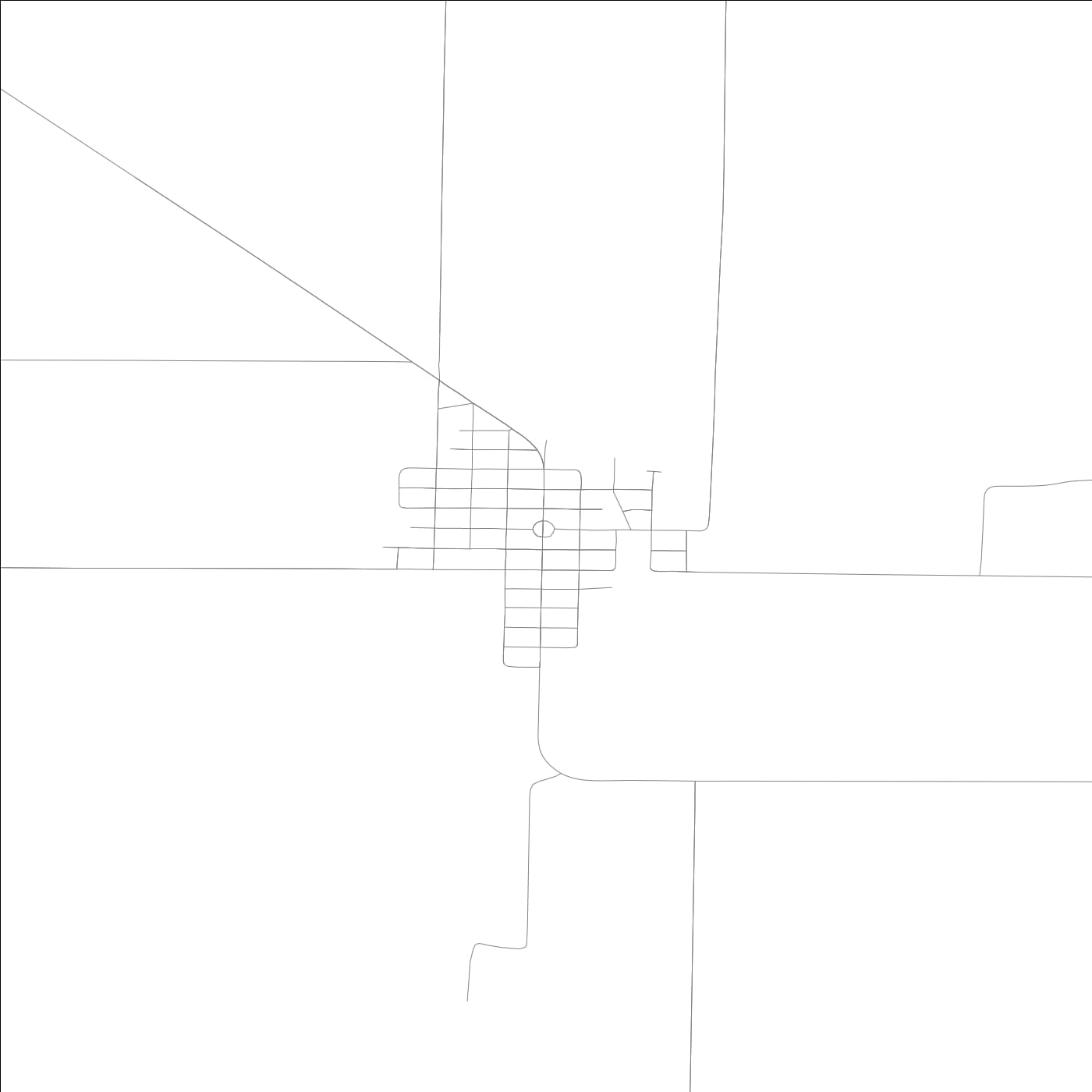 ROAD MAP OF TABLE GROVE, ILLINOIS BY MAPBAKES