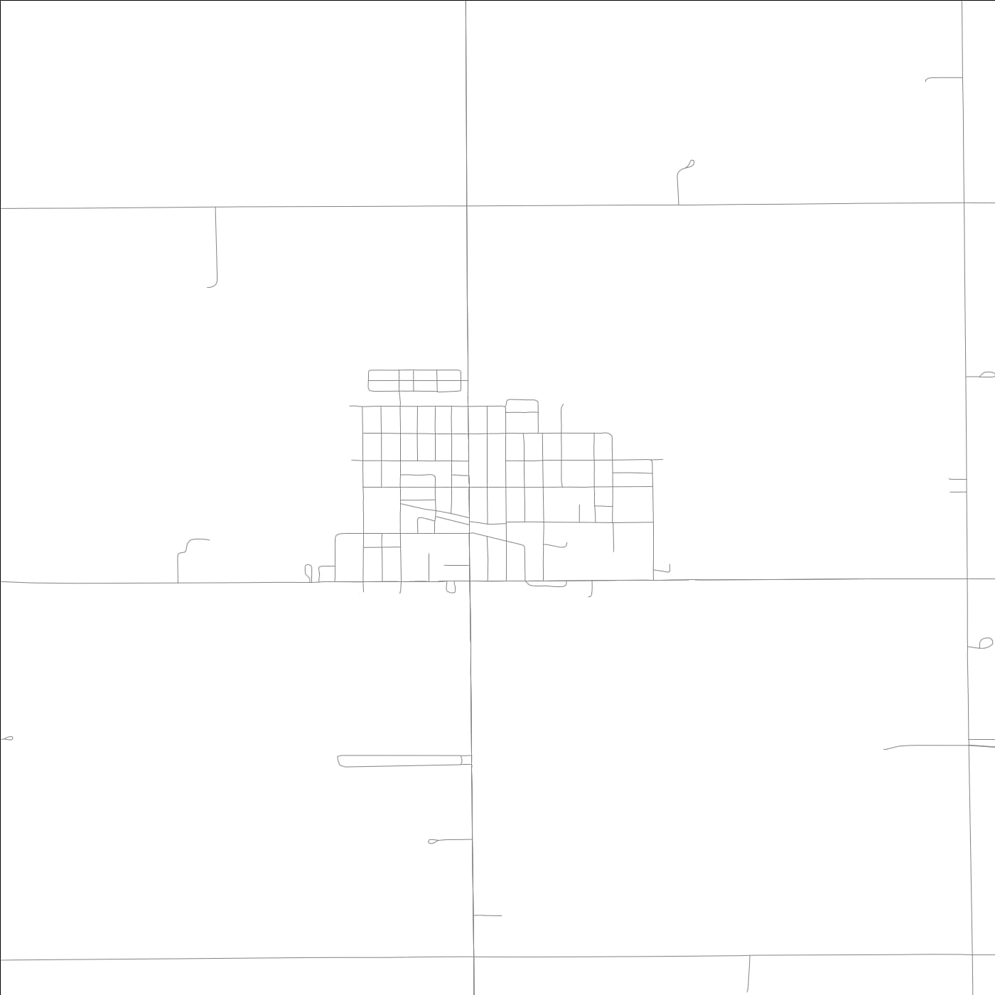 ROAD MAP OF TAMPICO, ILLINOIS BY MAPBAKES