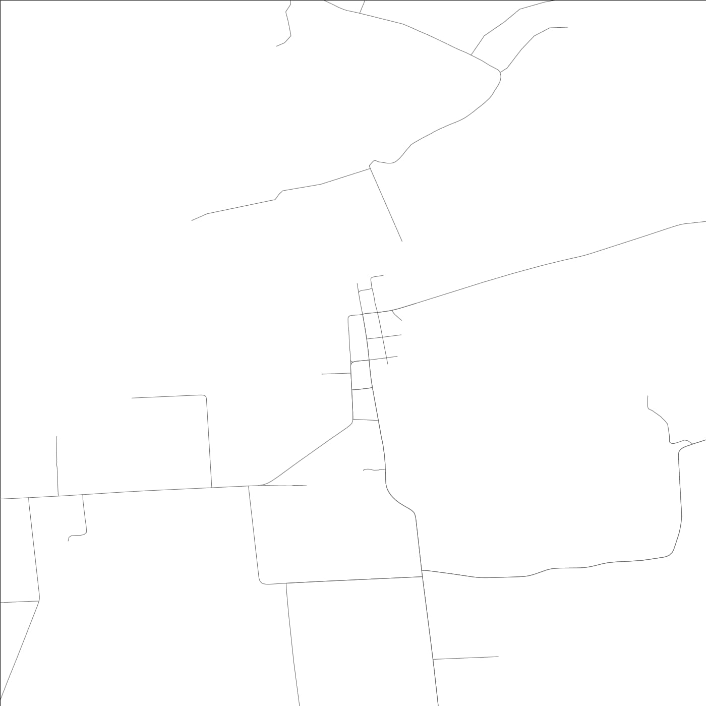 ROAD MAP OF CURDSVILLE, KENTUCKY BY MAPBAKES