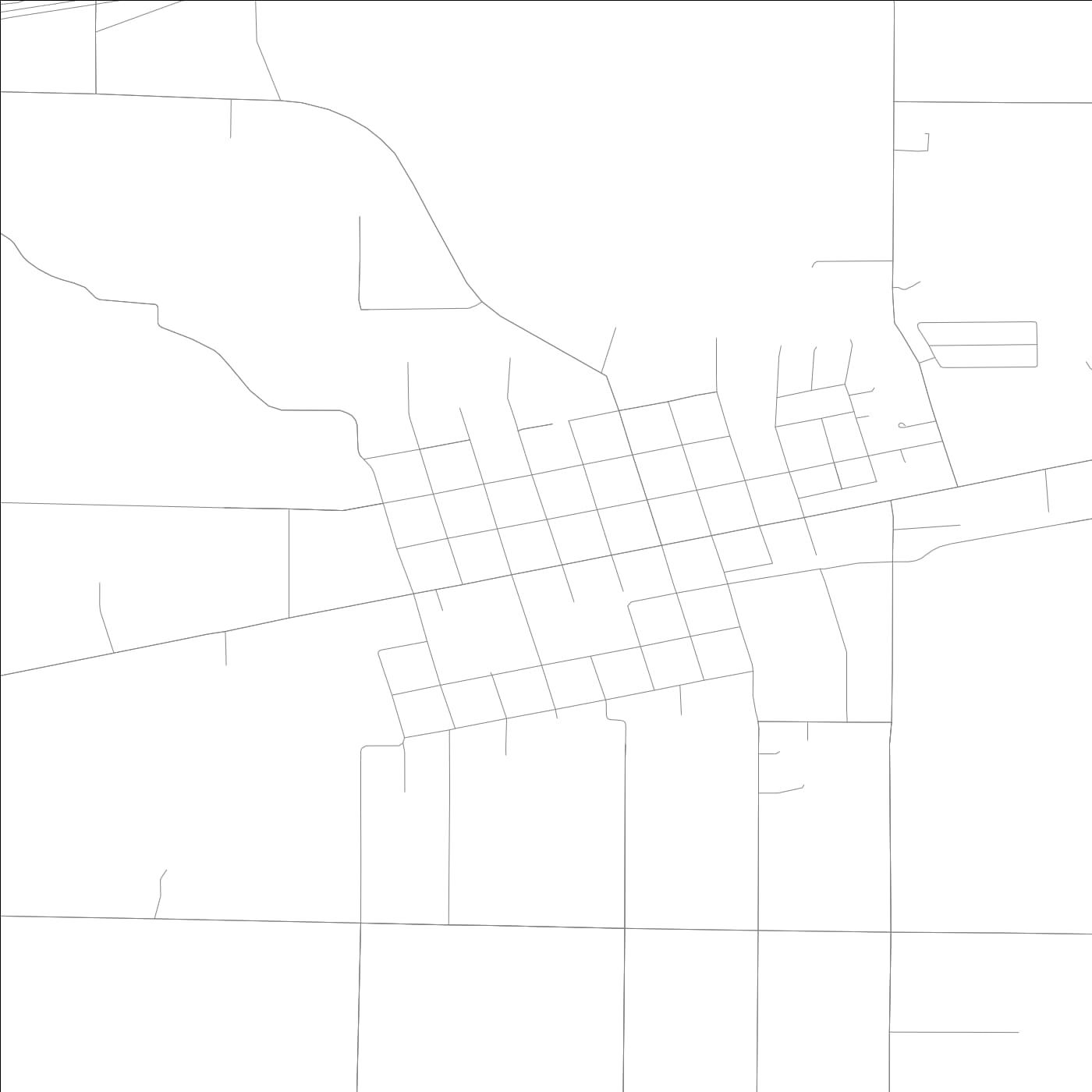ROAD MAP OF TEUTOPOLIS, ILLINOIS BY MAPBAKES