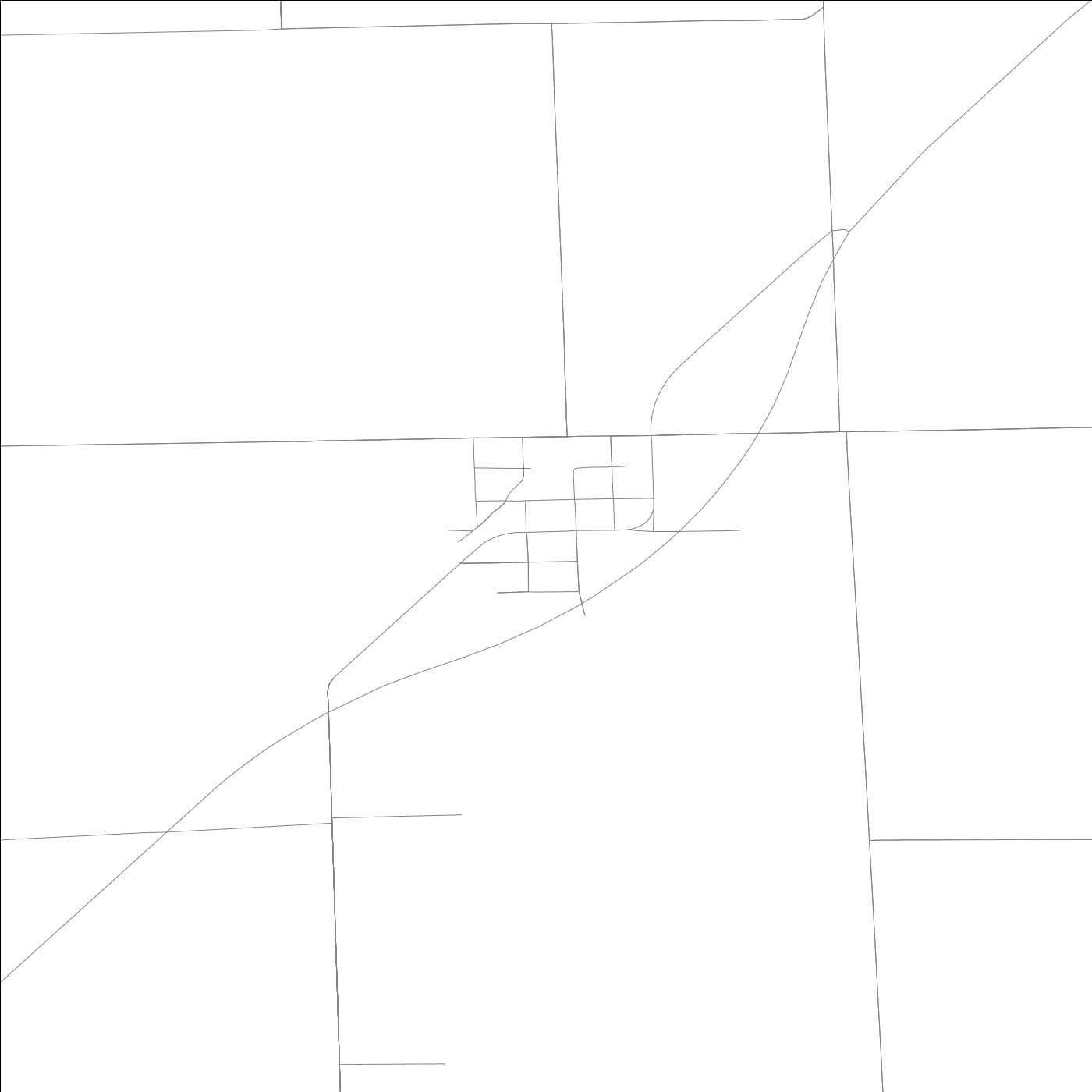 ROAD MAP OF THAWVILLE, ILLINOIS BY MAPBAKES