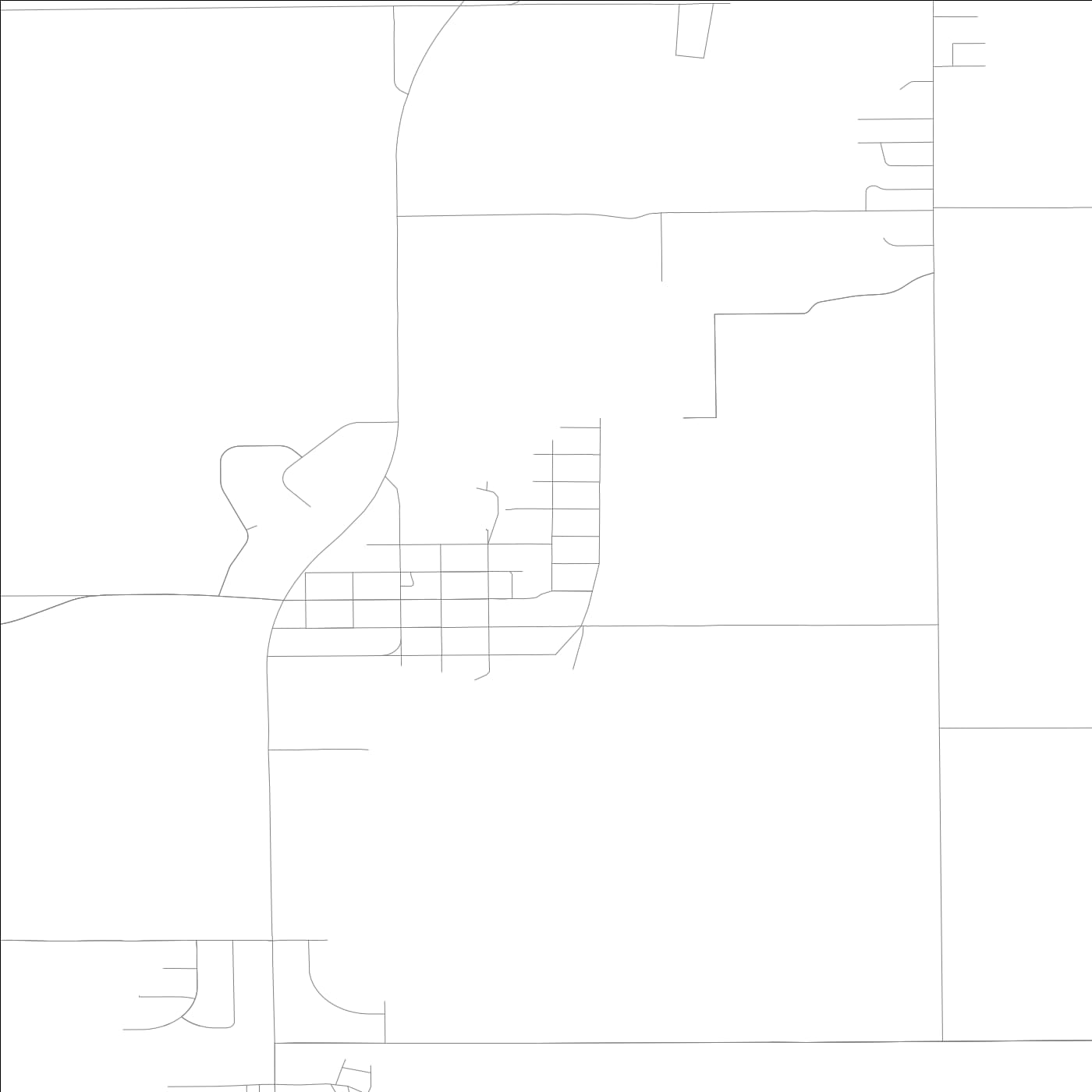 ROAD MAP OF THAYER, ILLINOIS BY MAPBAKES
