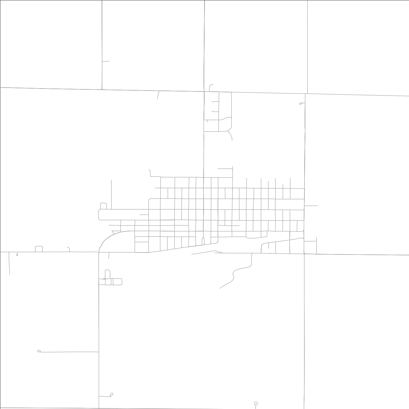ROAD MAP OF TOLUCA, ILLINOIS BY MAPBAKES