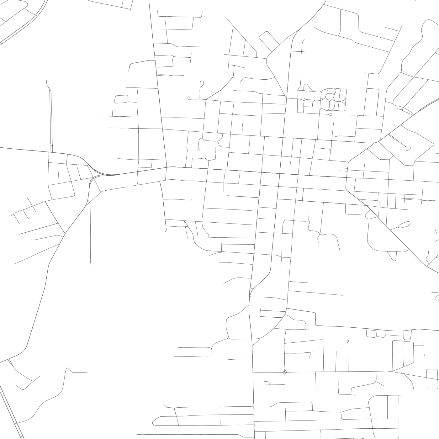 ROAD MAP OF DANVILLE, KENTUCKY BY MAPBAKES