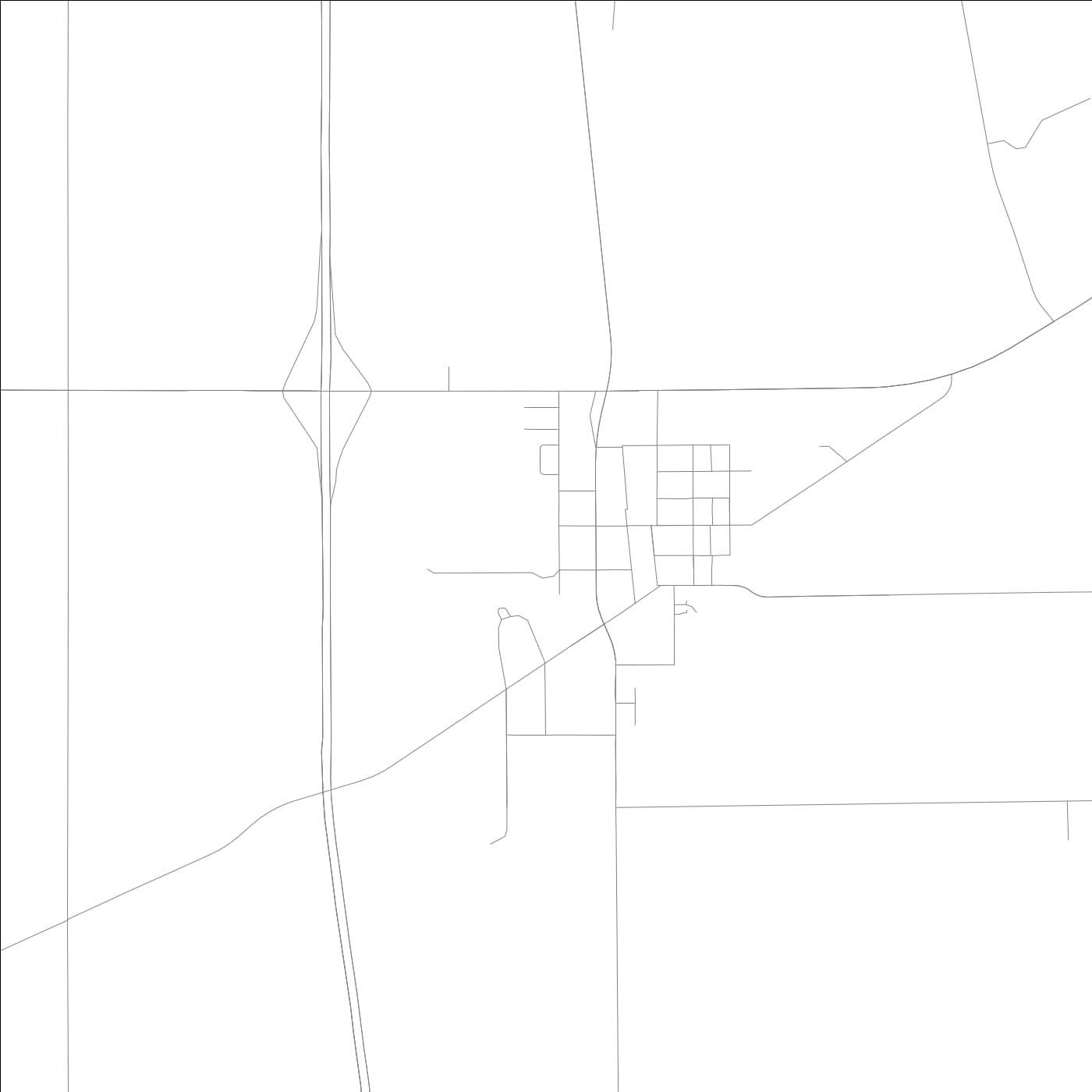 ROAD MAP OF TONICA, ILLINOIS BY MAPBAKES