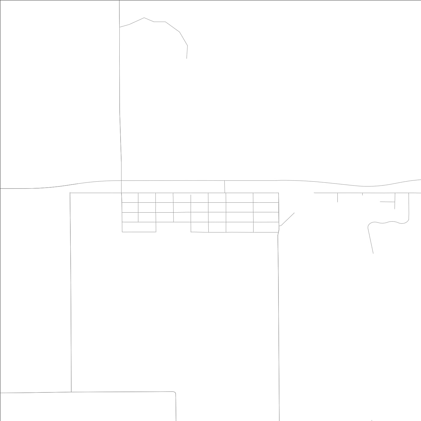 ROAD MAP OF TOVEY, ILLINOIS BY MAPBAKES