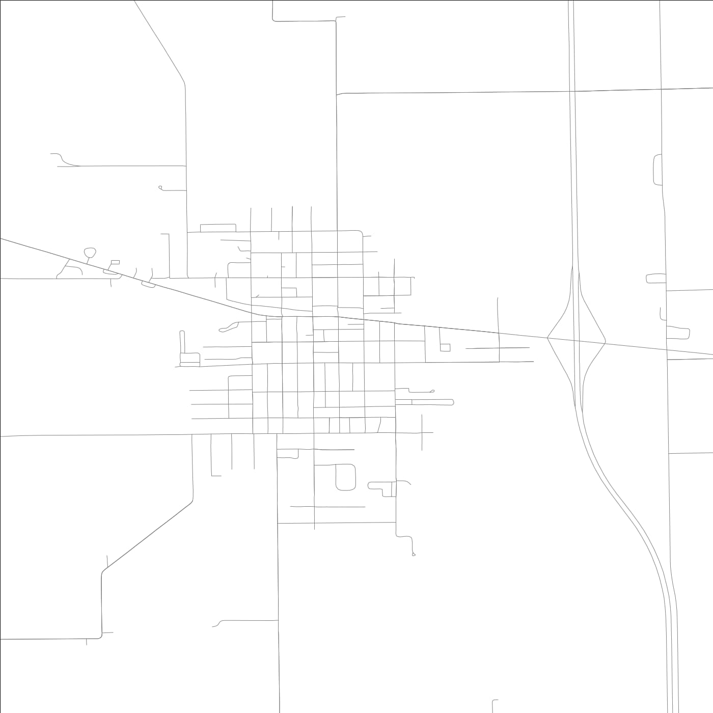 ROAD MAP OF TREMONT, ILLINOIS BY MAPBAKES