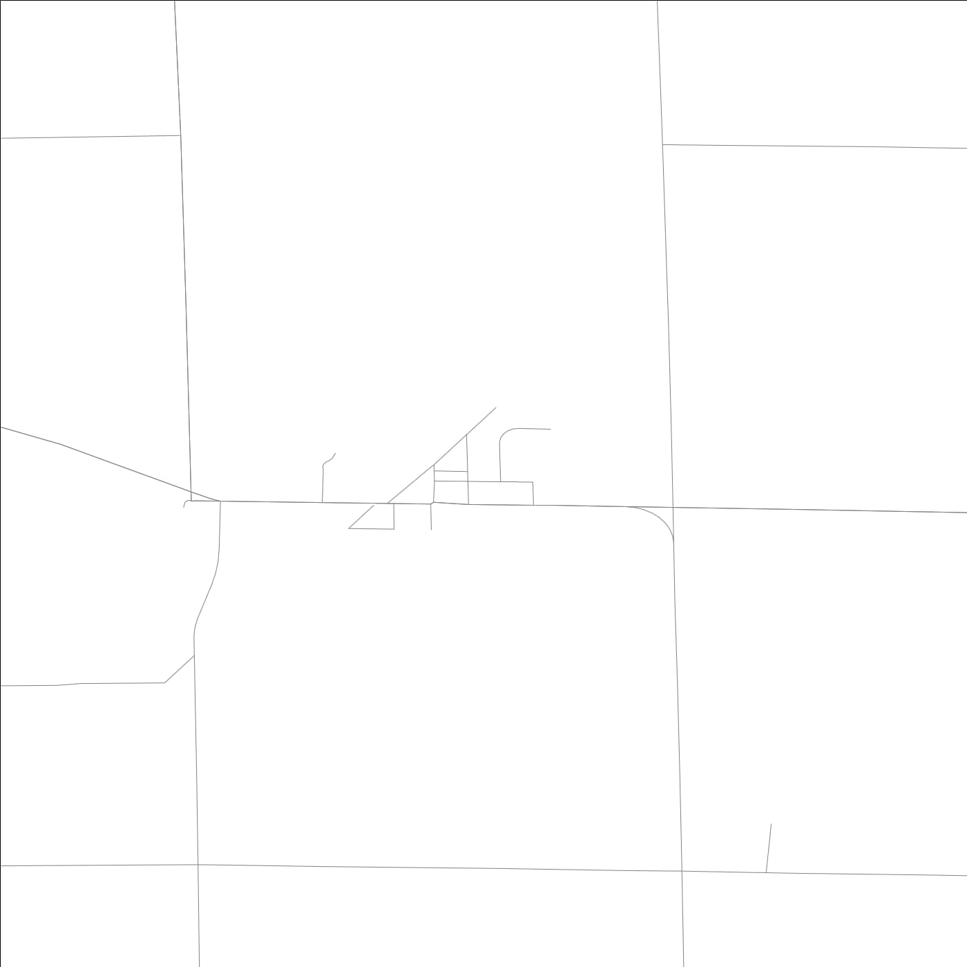 ROAD MAP OF TRIUMPH, ILLINOIS BY MAPBAKES