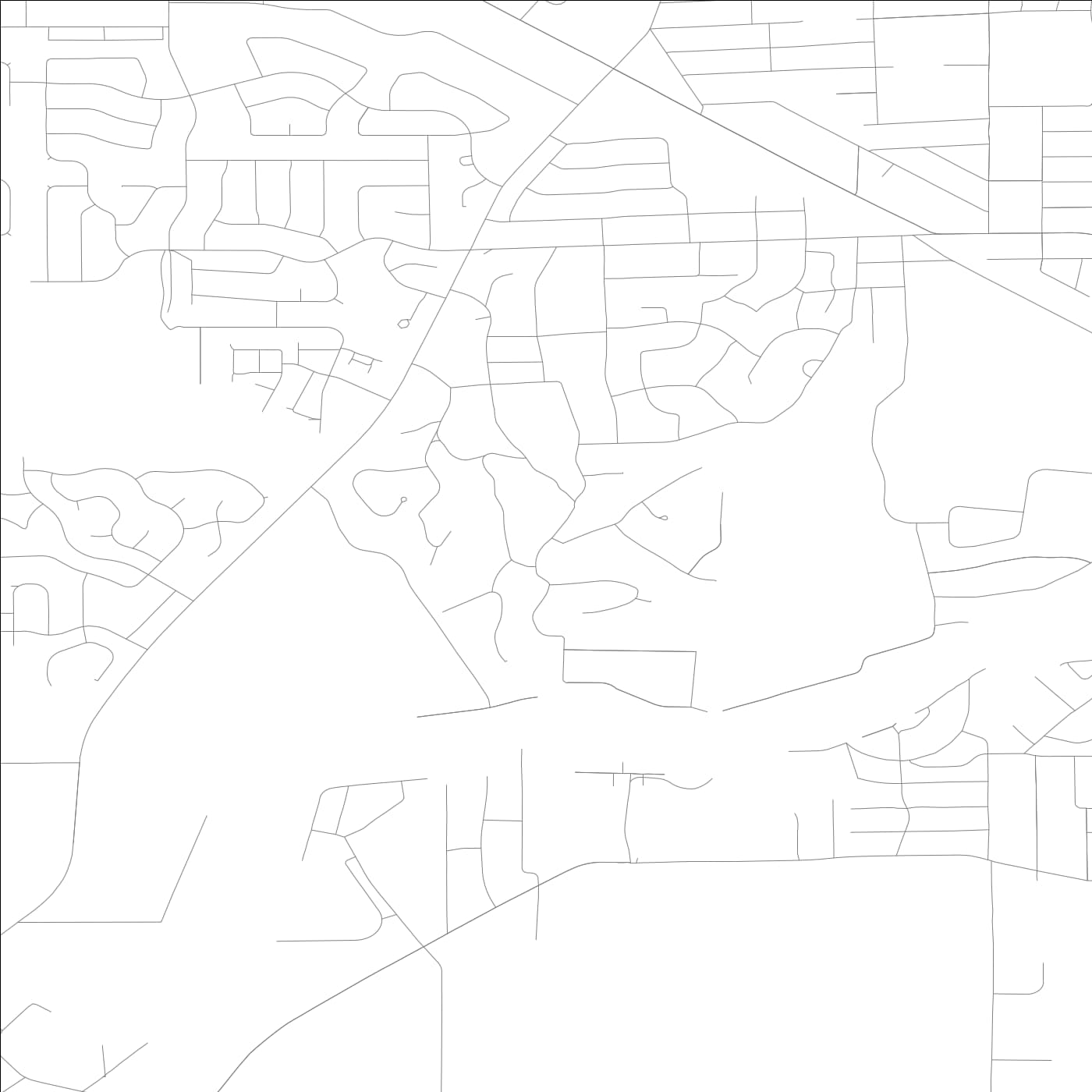 ROAD MAP OF TROUT VALLEY, ILLINOIS BY MAPBAKES