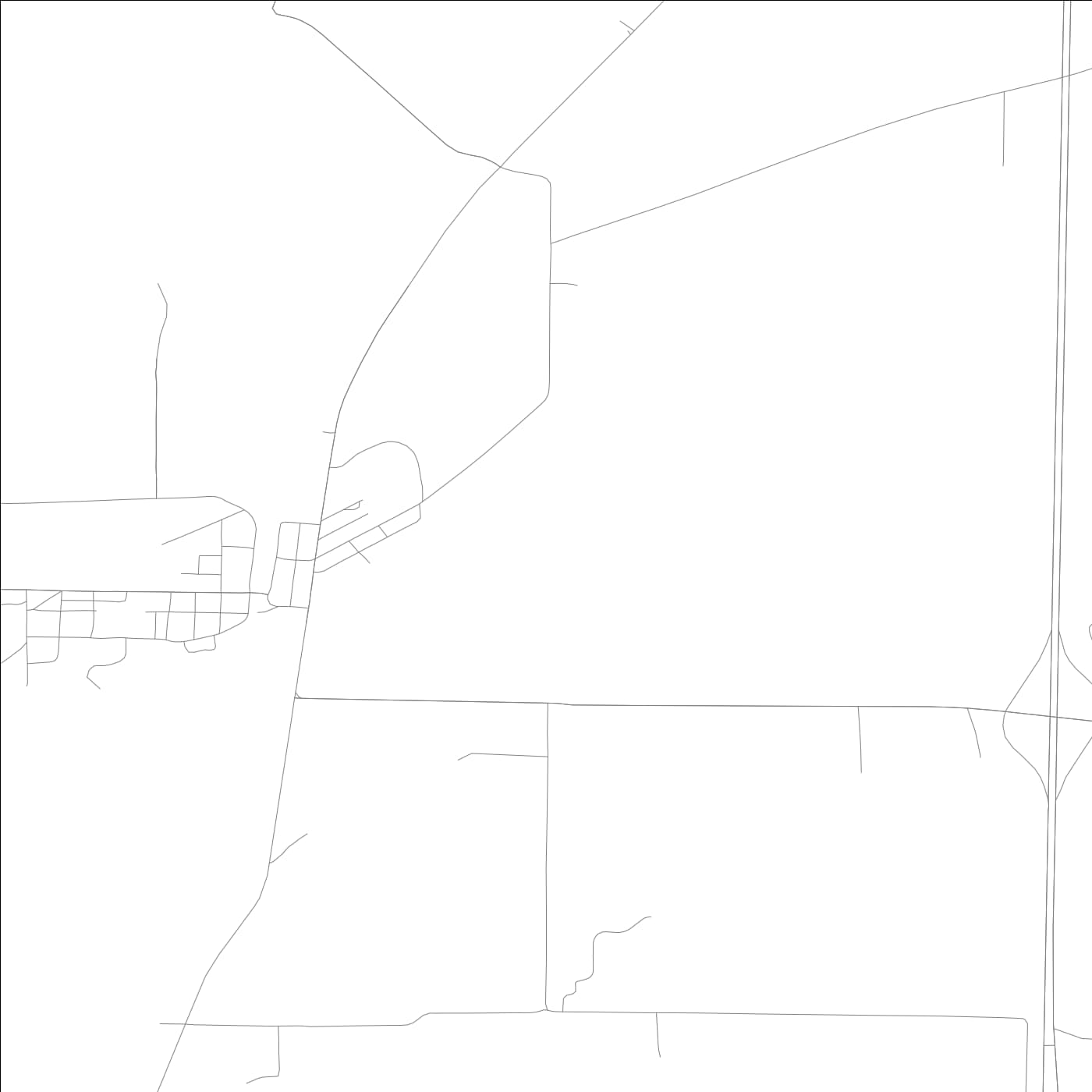 ROAD MAP OF ULLIN, ILLINOIS BY MAPBAKES