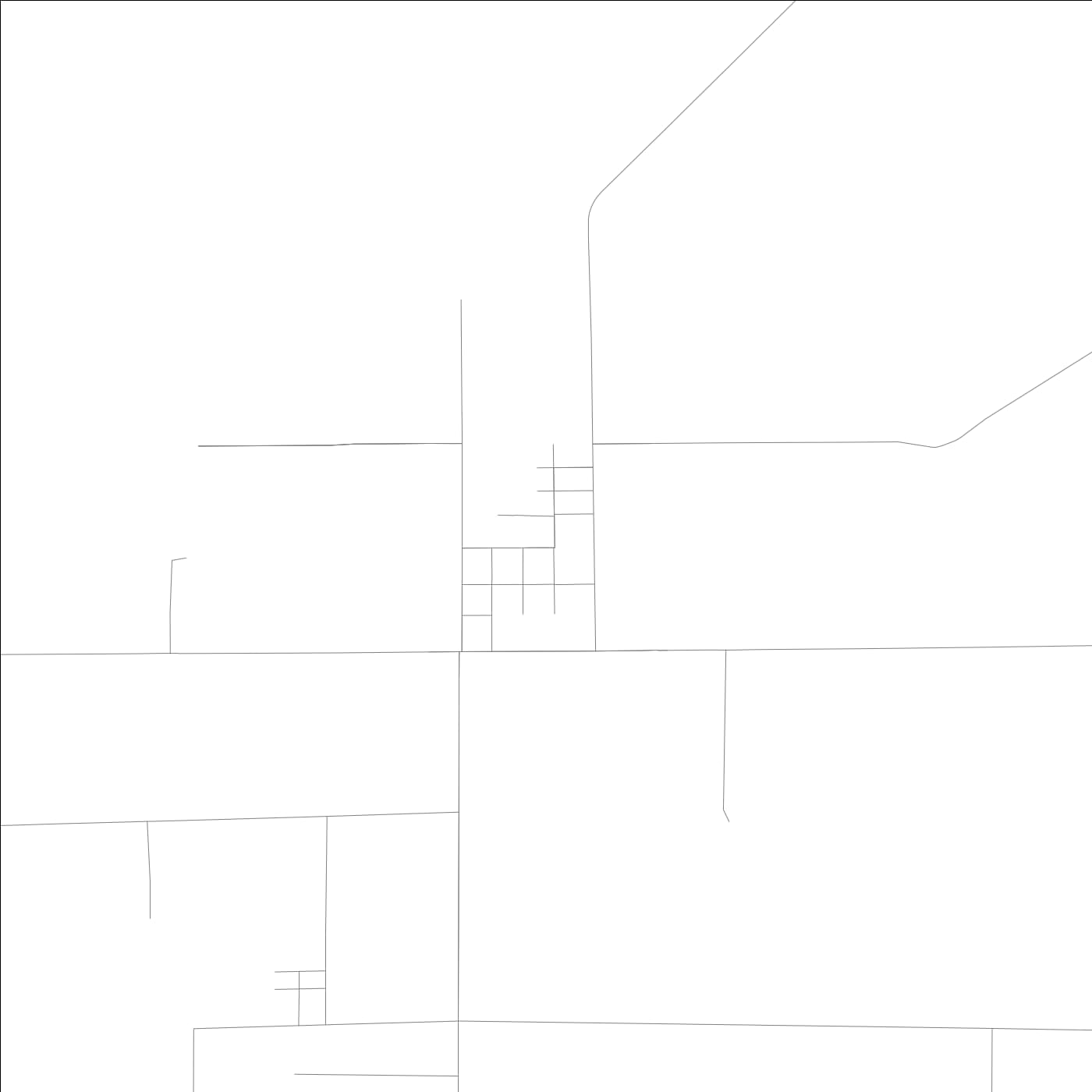 ROAD MAP OF VENEDY, ILLINOIS BY MAPBAKES