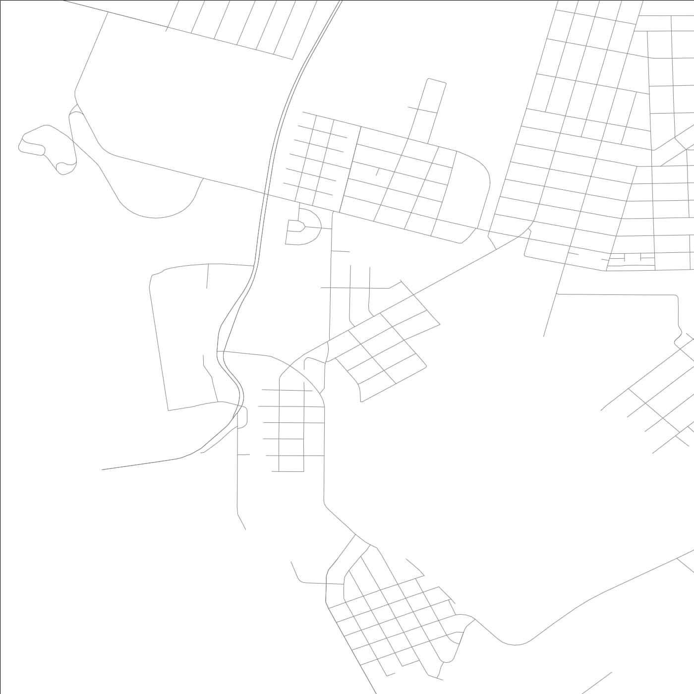 ROAD MAP OF VENICE, ILLINOIS BY MAPBAKES
