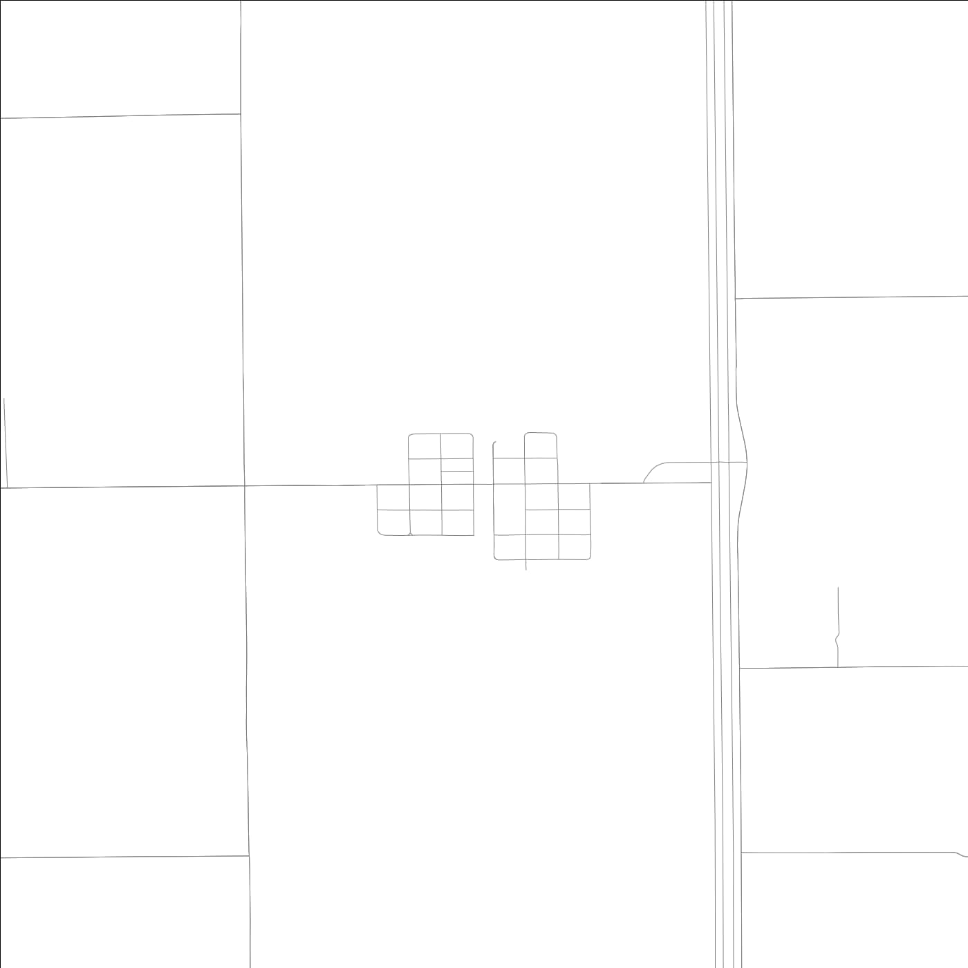 ROAD MAP OF WAGGONER, ILLINOIS BY MAPBAKES