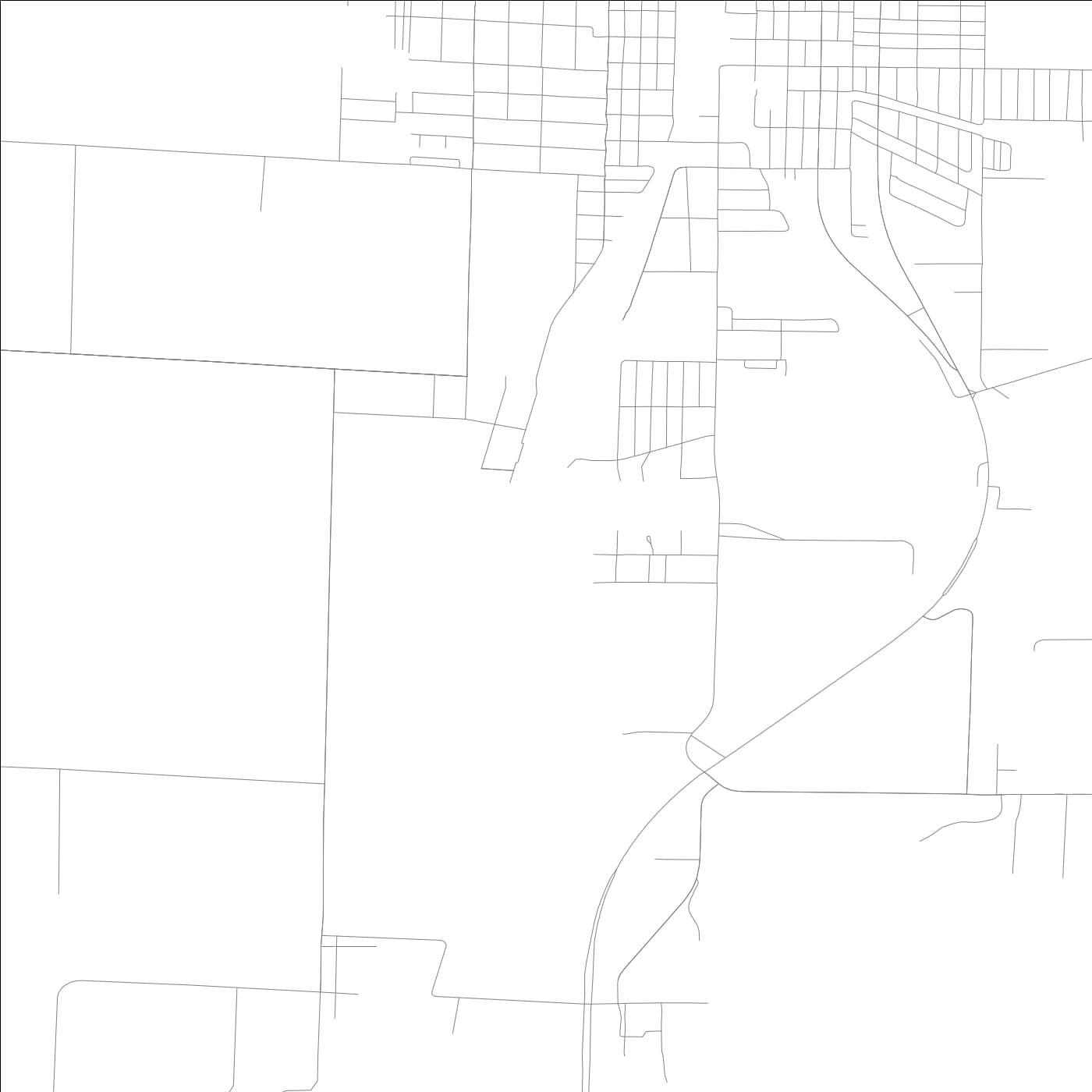 ROAD MAP OF WAMAC, ILLINOIS BY MAPBAKES