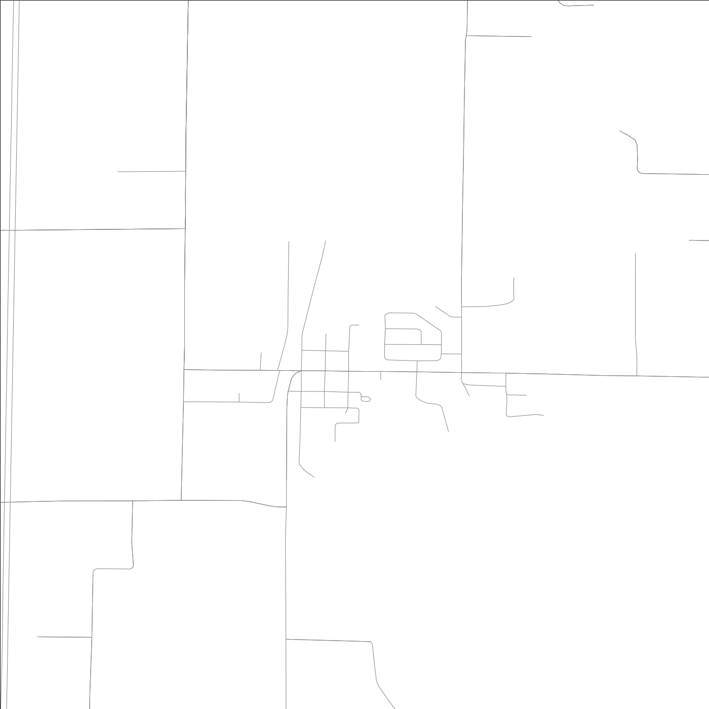ROAD MAP OF WATSON, ILLINOIS BY MAPBAKES