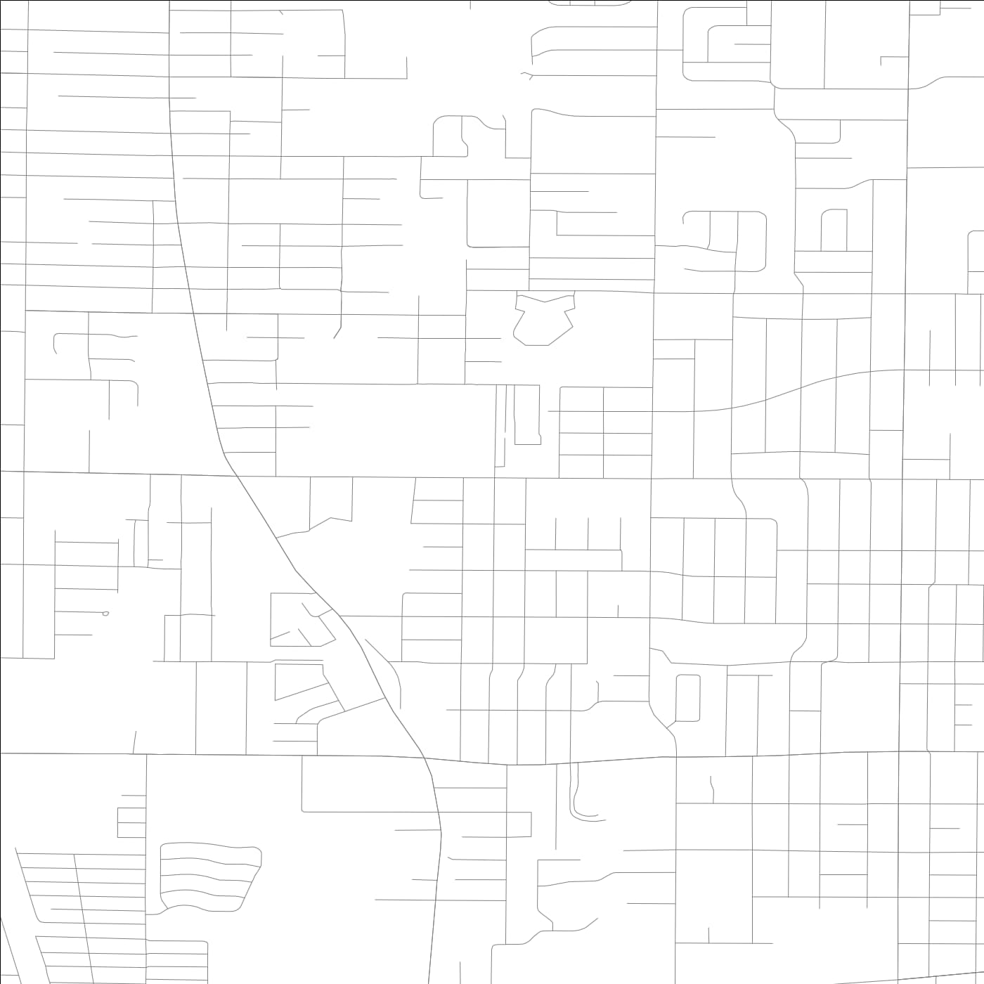 ROAD MAP OF WAUKEGAN, ILLINOIS BY MAPBAKES