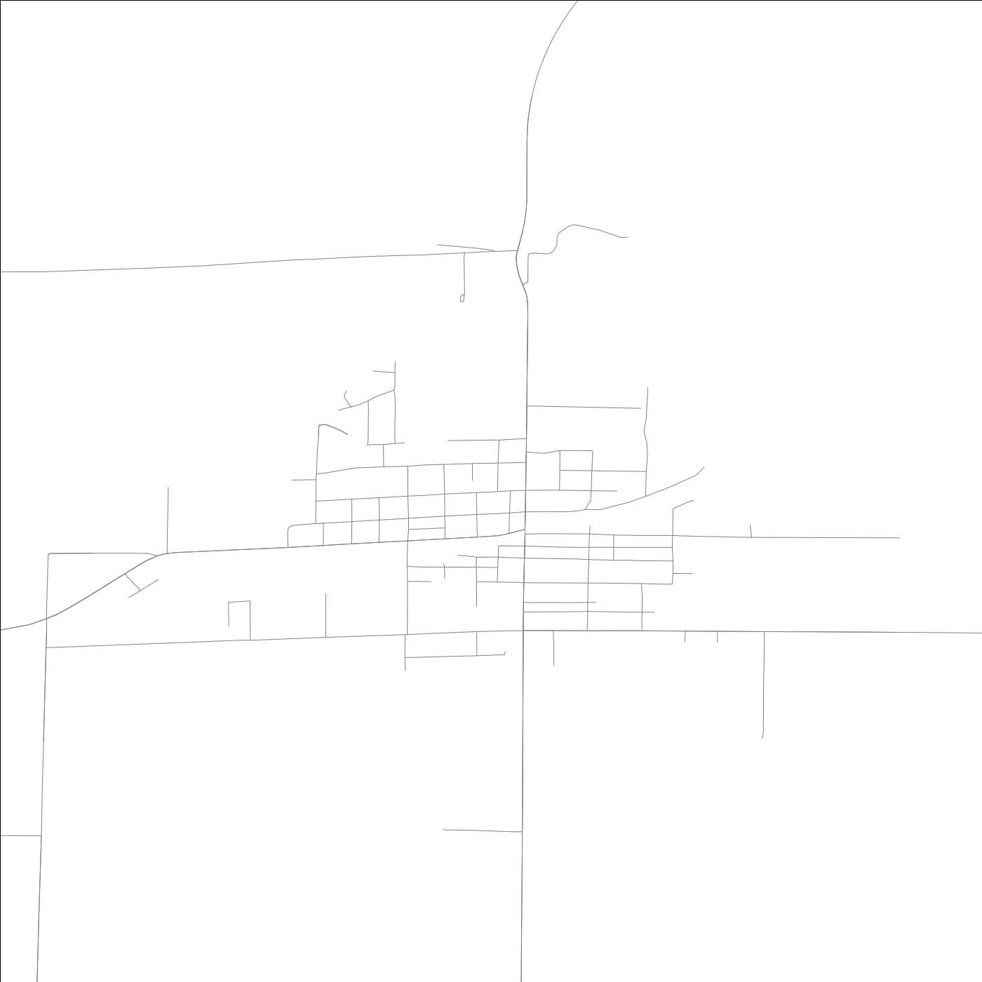 ROAD MAP OF WAYNE CITY, ILLINOIS BY MAPBAKES