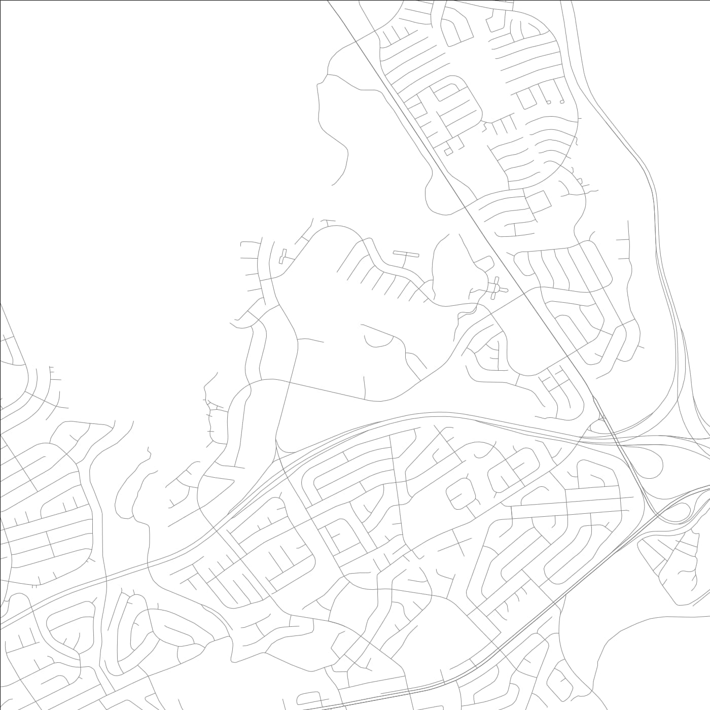 ROAD MAP OF WAIKELE, HAWAII BY MAPBAKES