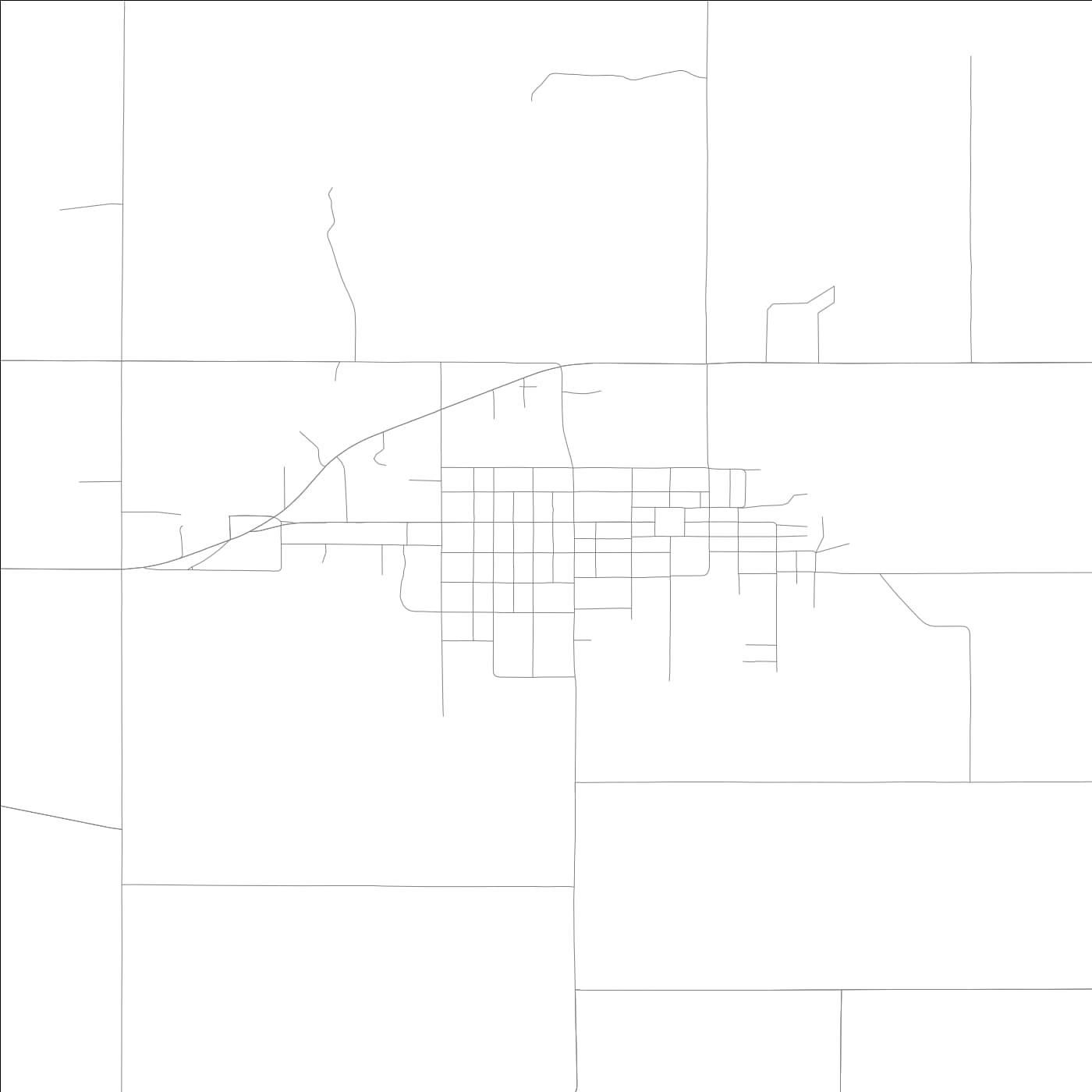 ROAD MAP OF WEST SALEM, ILLINOIS BY MAPBAKES