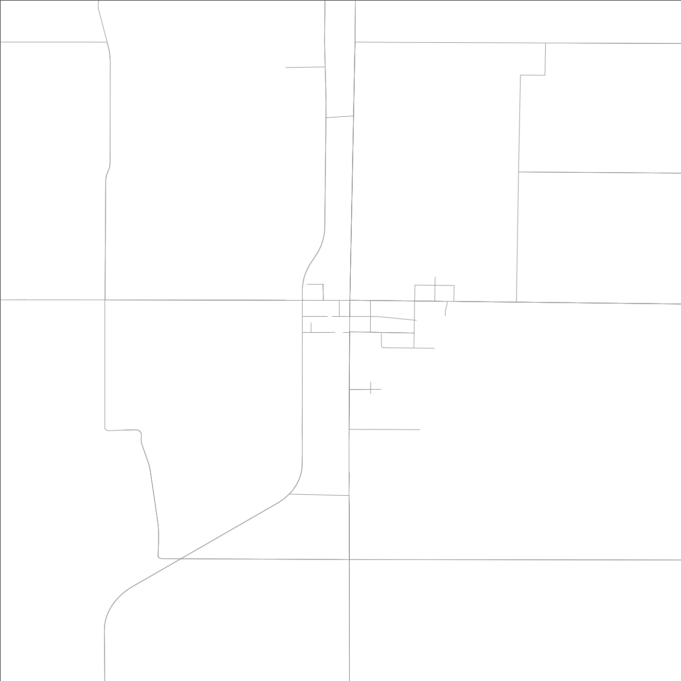 ROAD MAP OF WEST UNION, ILLINOIS BY MAPBAKES