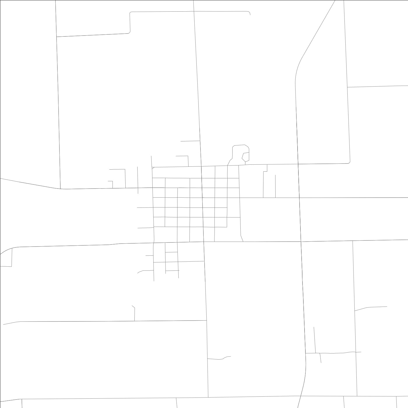 ROAD MAP OF WESTFIELD, ILLINOIS BY MAPBAKES