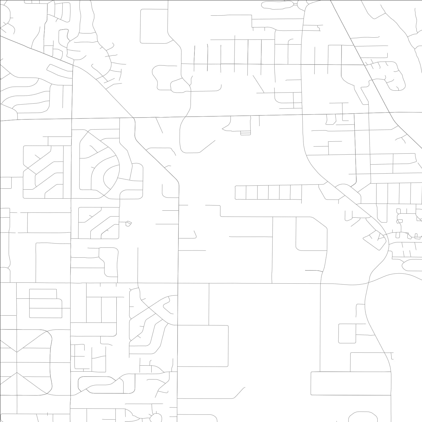 ROAD MAP OF WHEELING, ILLINOIS BY MAPBAKES
