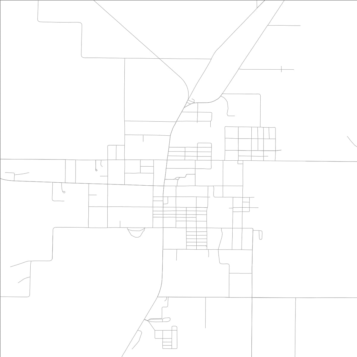 ROAD MAP OF WHITE HALL, ILLINOIS BY MAPBAKES