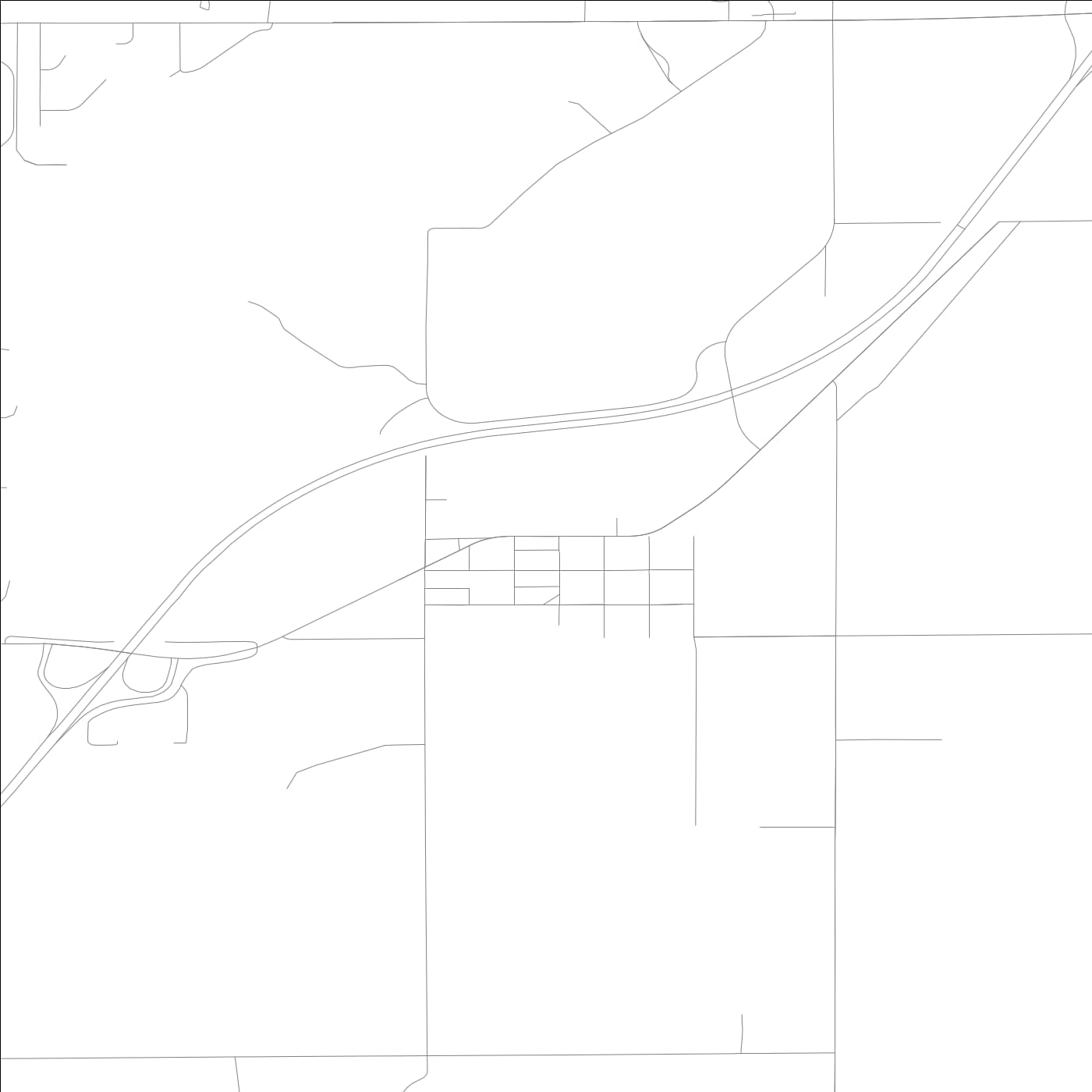 ROAD MAP OF WHITE HEATH, ILLINOIS BY MAPBAKES