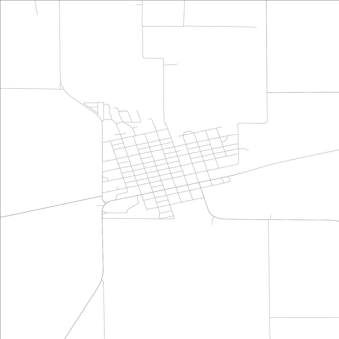 ROAD MAP OF WINDSOR, ILLINOIS BY MAPBAKES