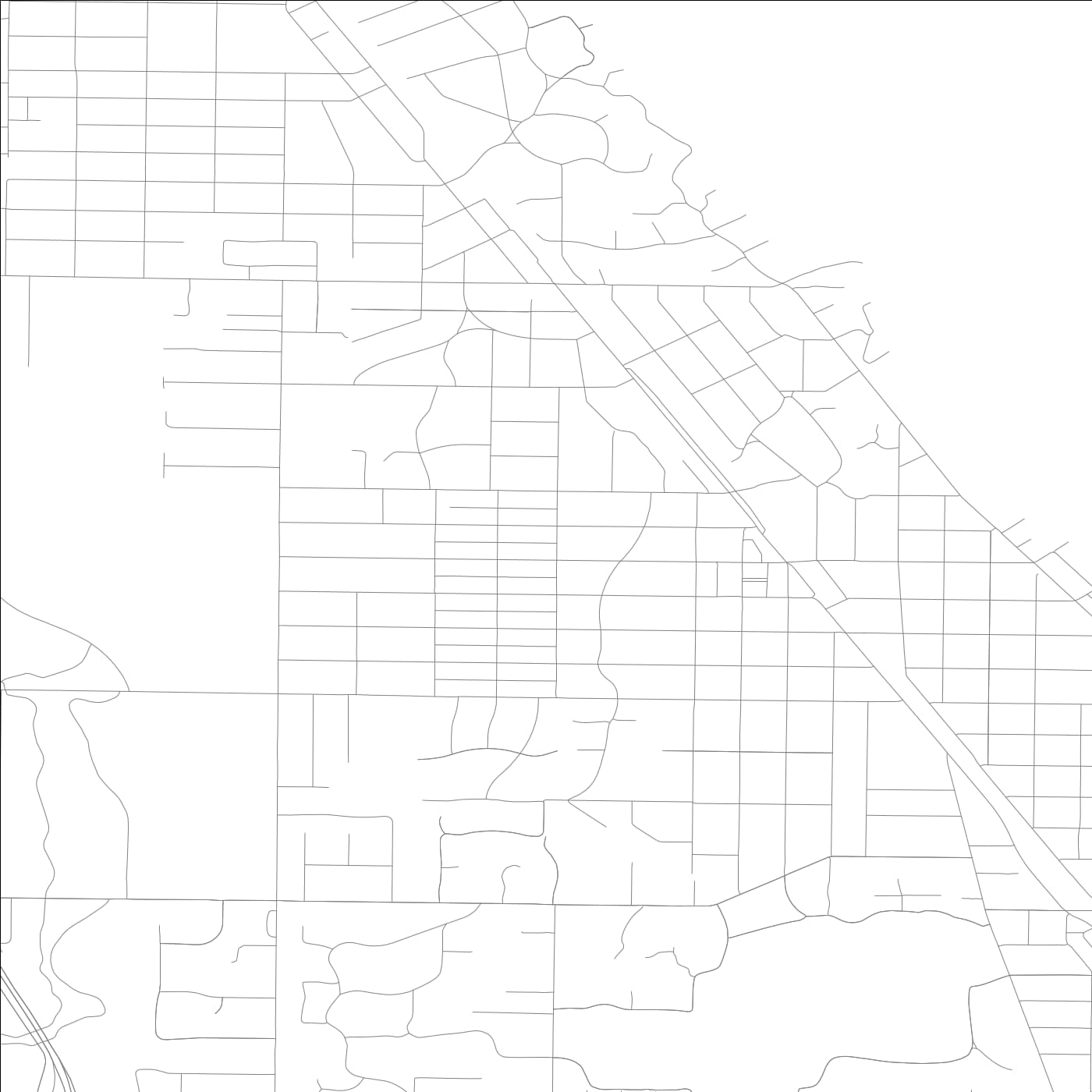 ROAD MAP OF WINNETKA, ILLINOIS BY MAPBAKES