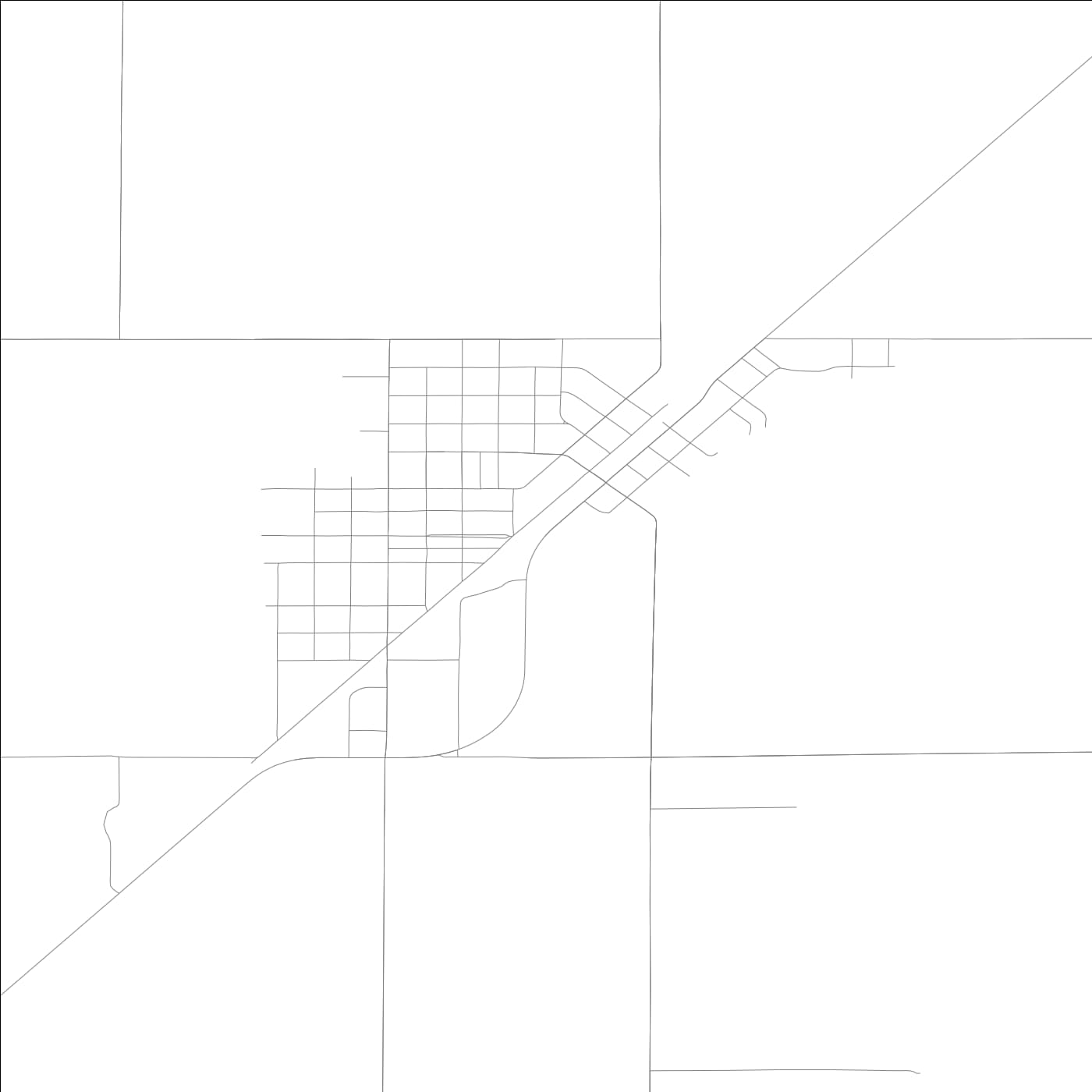 ROAD MAP OF WITT, ILLINOIS BY MAPBAKES