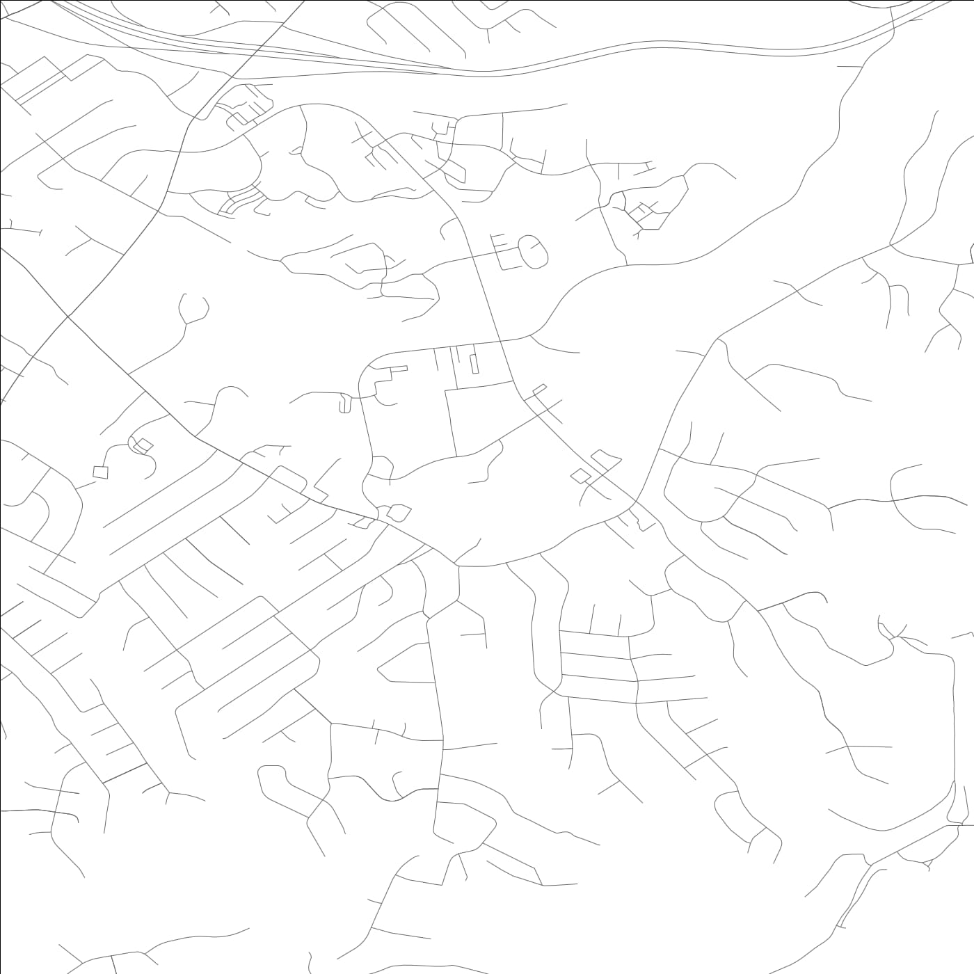 ROAD MAP OF EDGEWOOD, KENTUCKY BY MAPBAKES