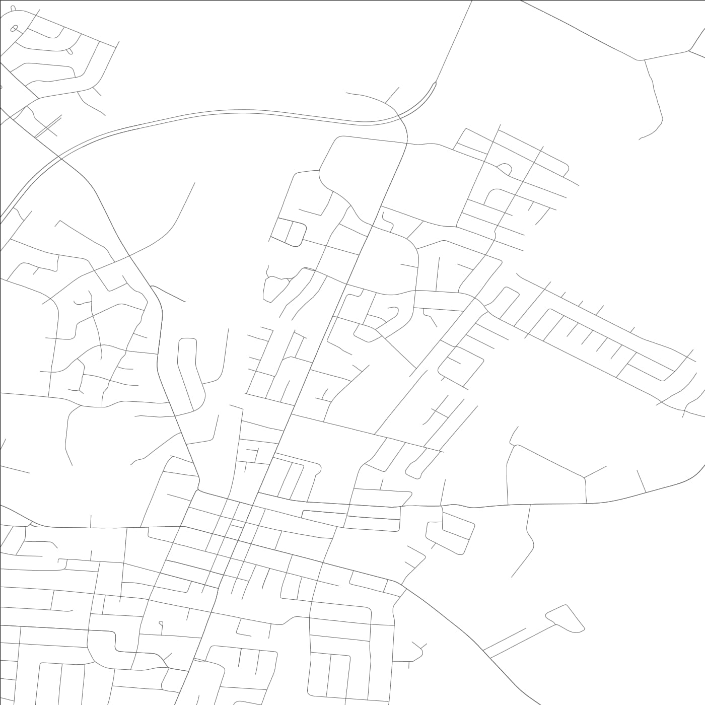 ROAD MAP OF NICHOLASVILLE, KENTUCKY BY MAPBAKES