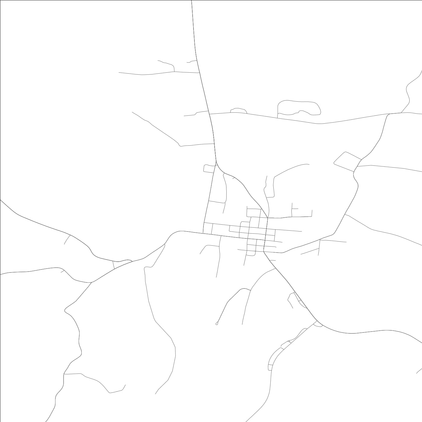 ROAD MAP OF OWENTON, KENTUCKY BY MAPBAKES