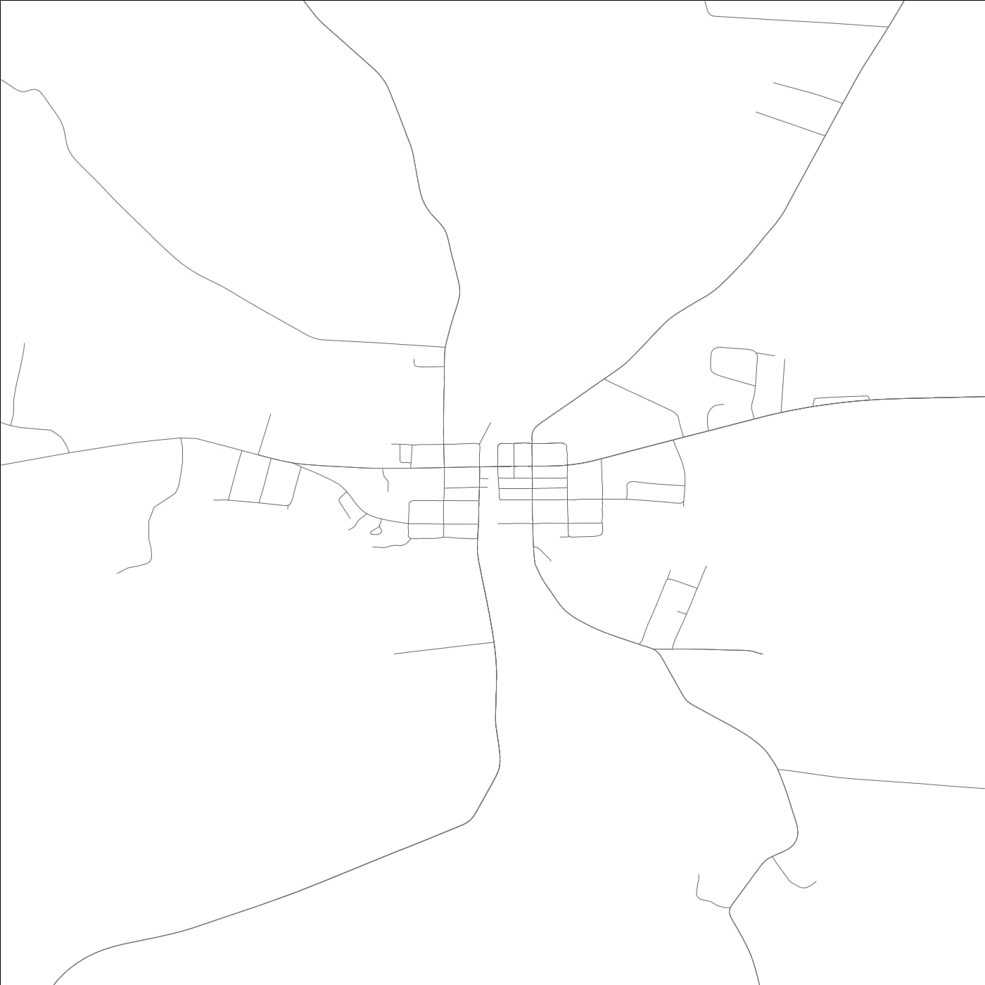 ROAD MAP OF PERRYVILLE, KENTUCKY BY MAPBAKES