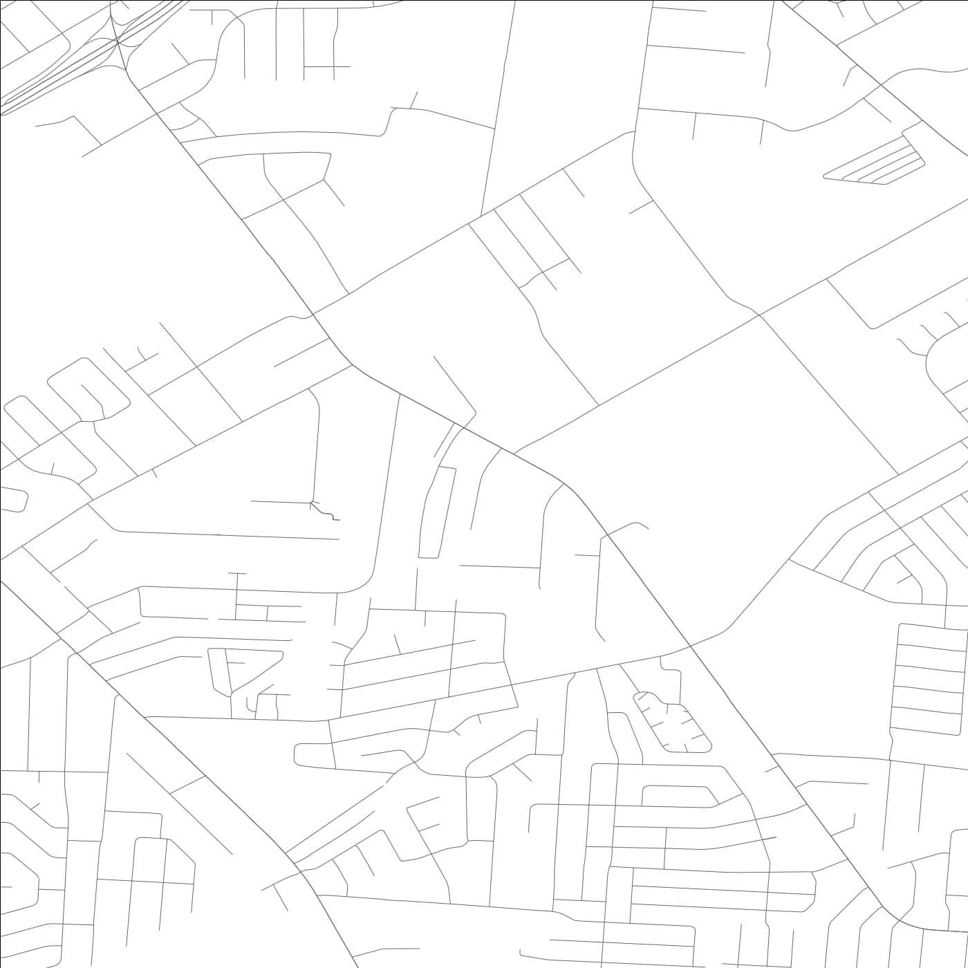ROAD MAP OF POPLAR HILLS, KENTUCKY BY MAPBAKES