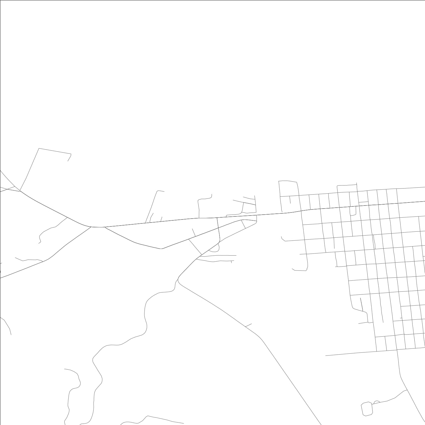 ROAD MAP OF PRESTONVILLE, KENTUCKY BY MAPBAKES