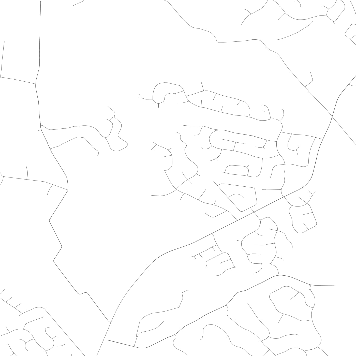 ROAD MAP OF RIVER BLUFF, KENTUCKY BY MAPBAKES